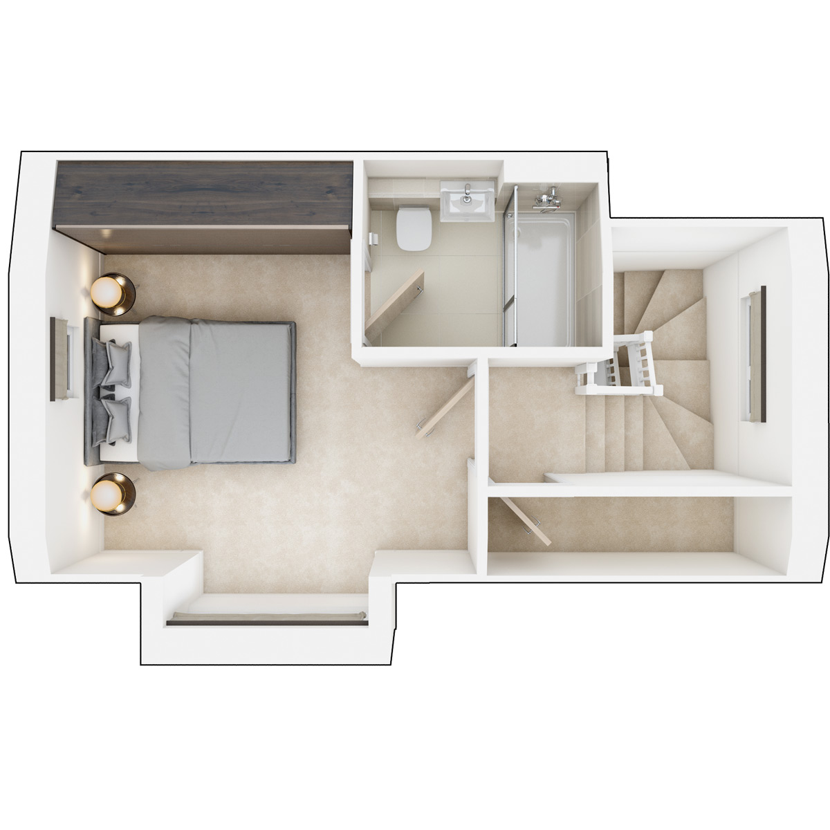 The Plomer second floor