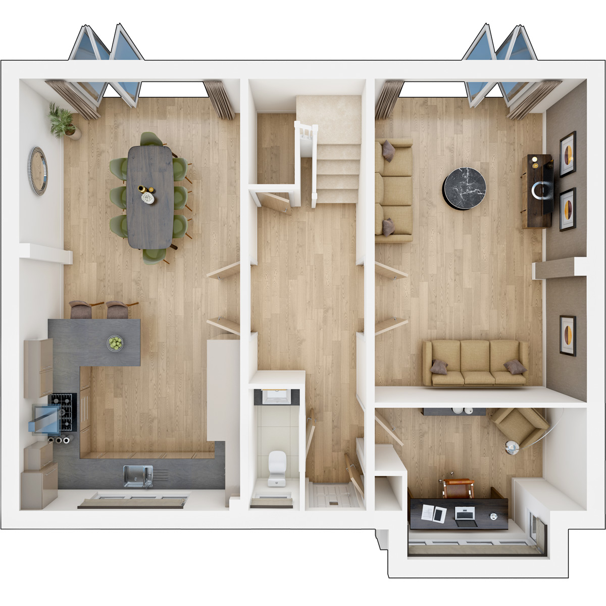 The Adastra ground floor