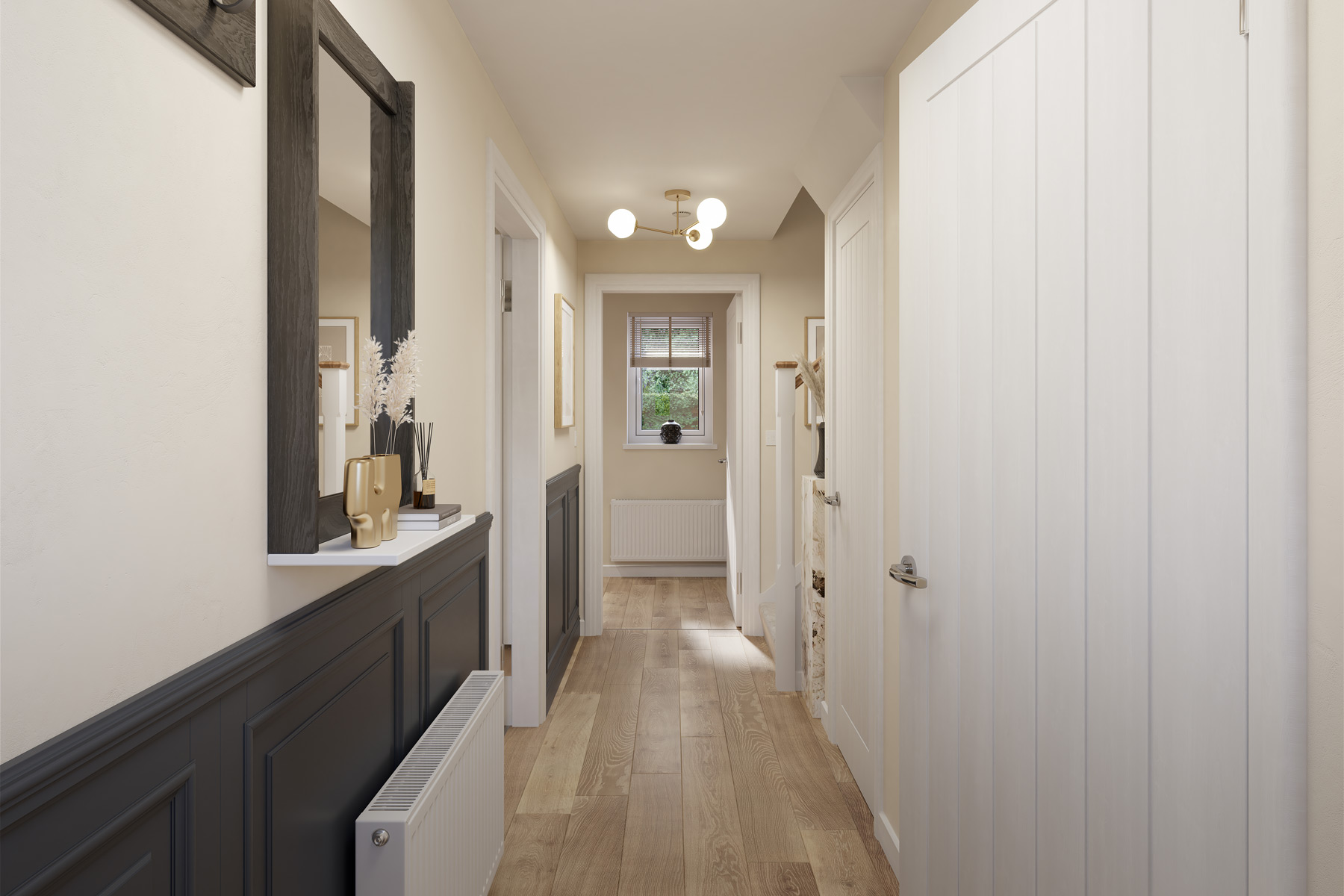 Welcoming hallway