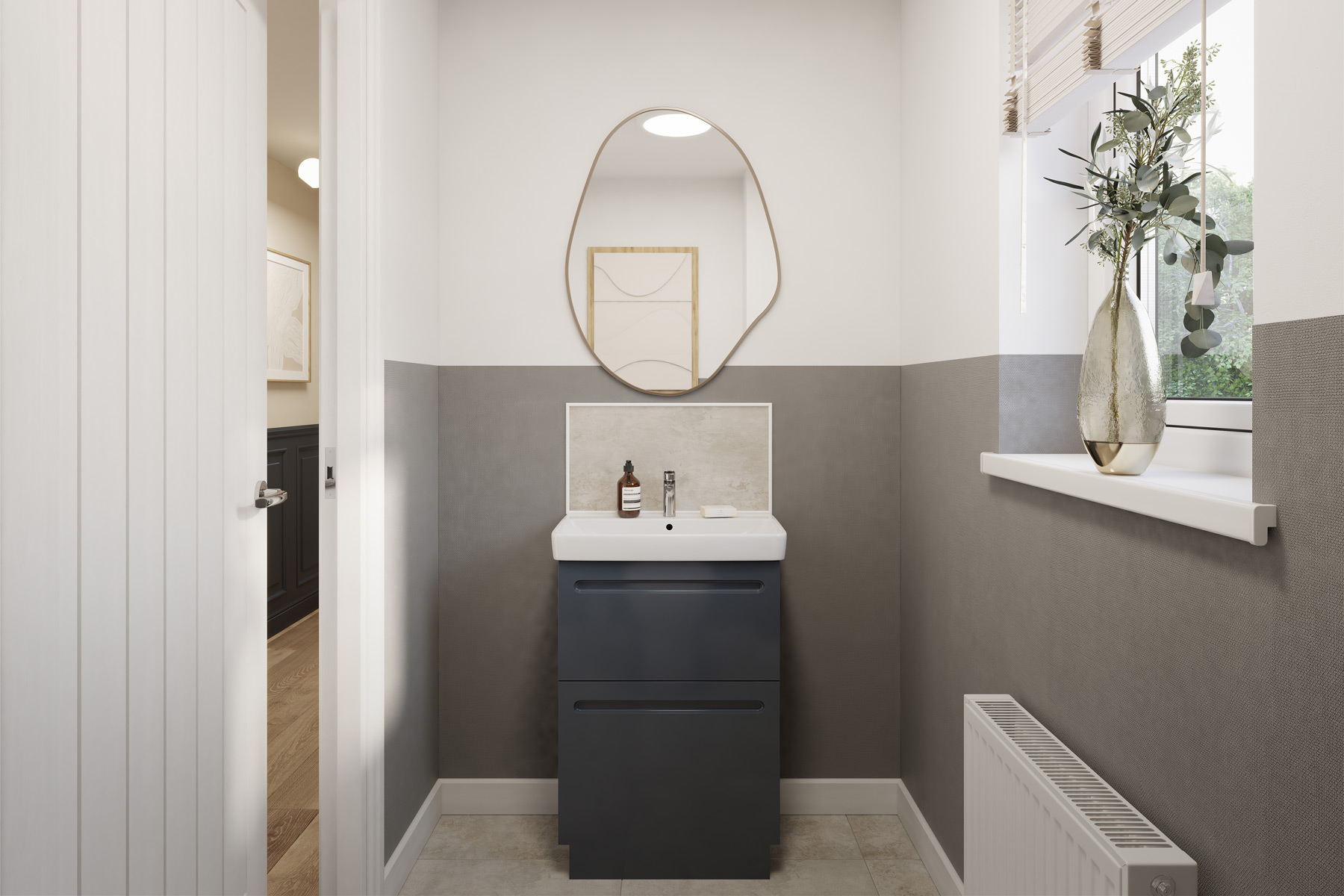 Downstairs wc