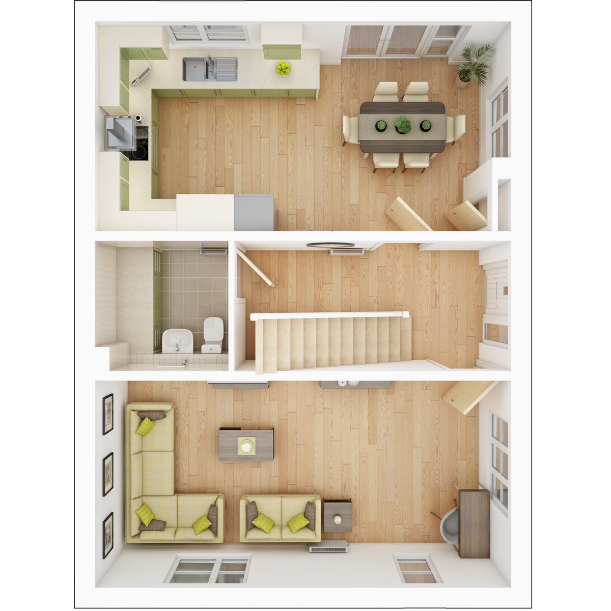 The Plumdale ground floor