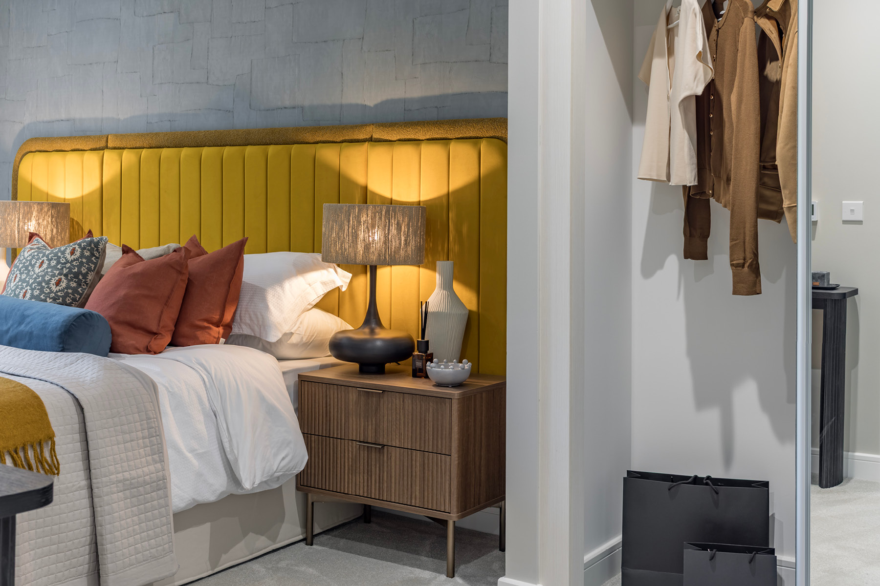 Plenty of space for bedroom furniture