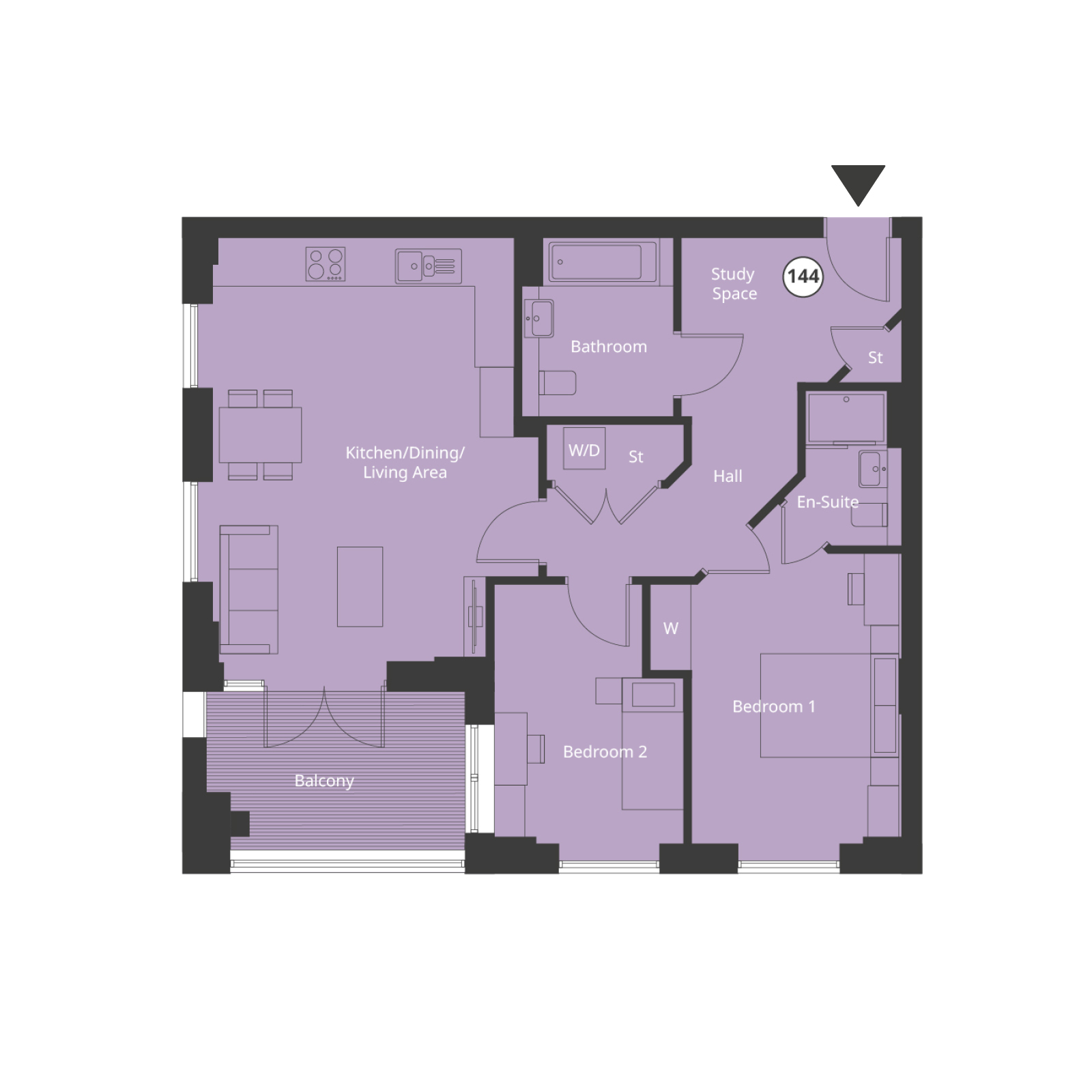 King Georges Gate floorplan