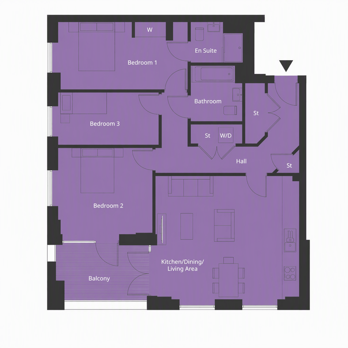 King George's Gate floorplan