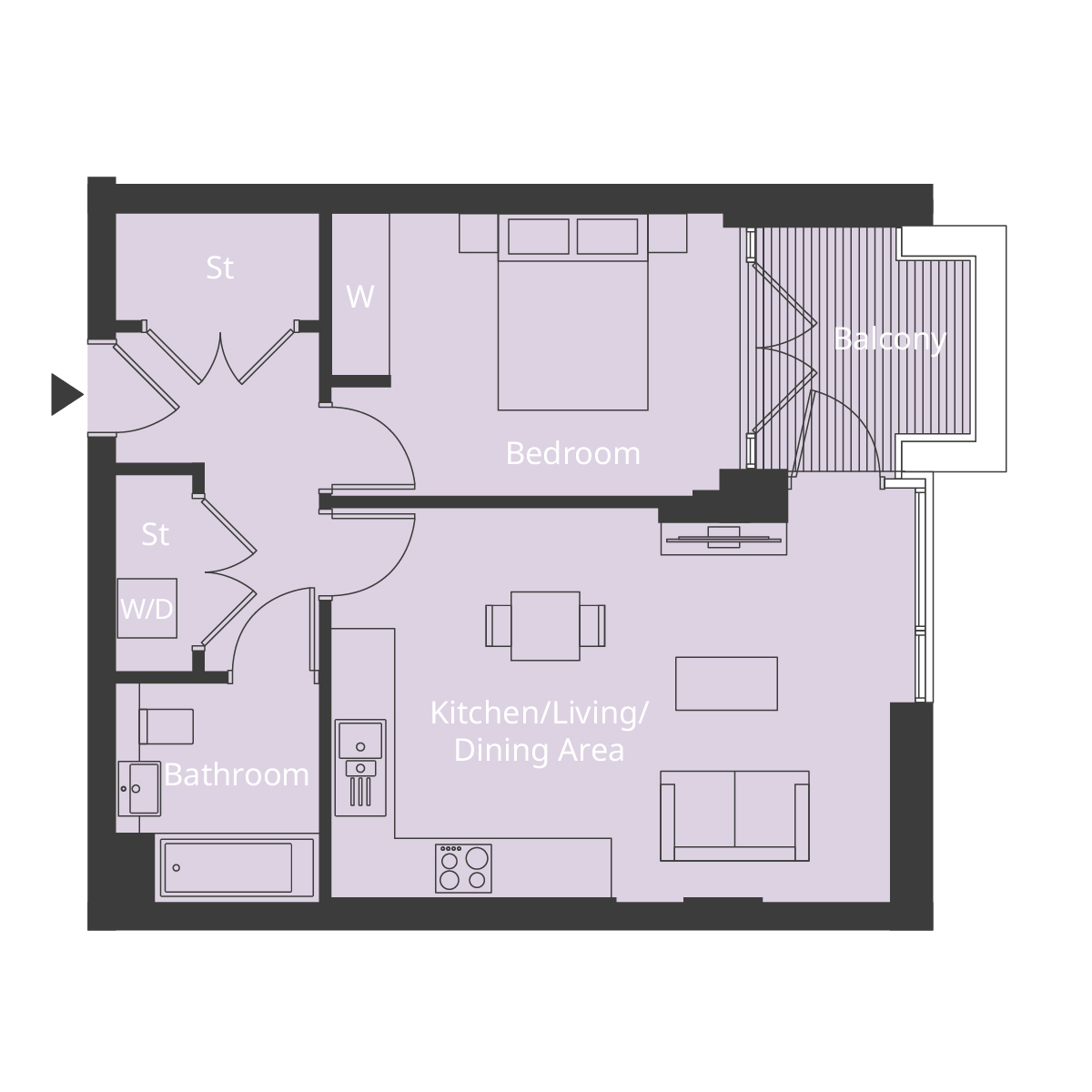 King George's Gate floorplan