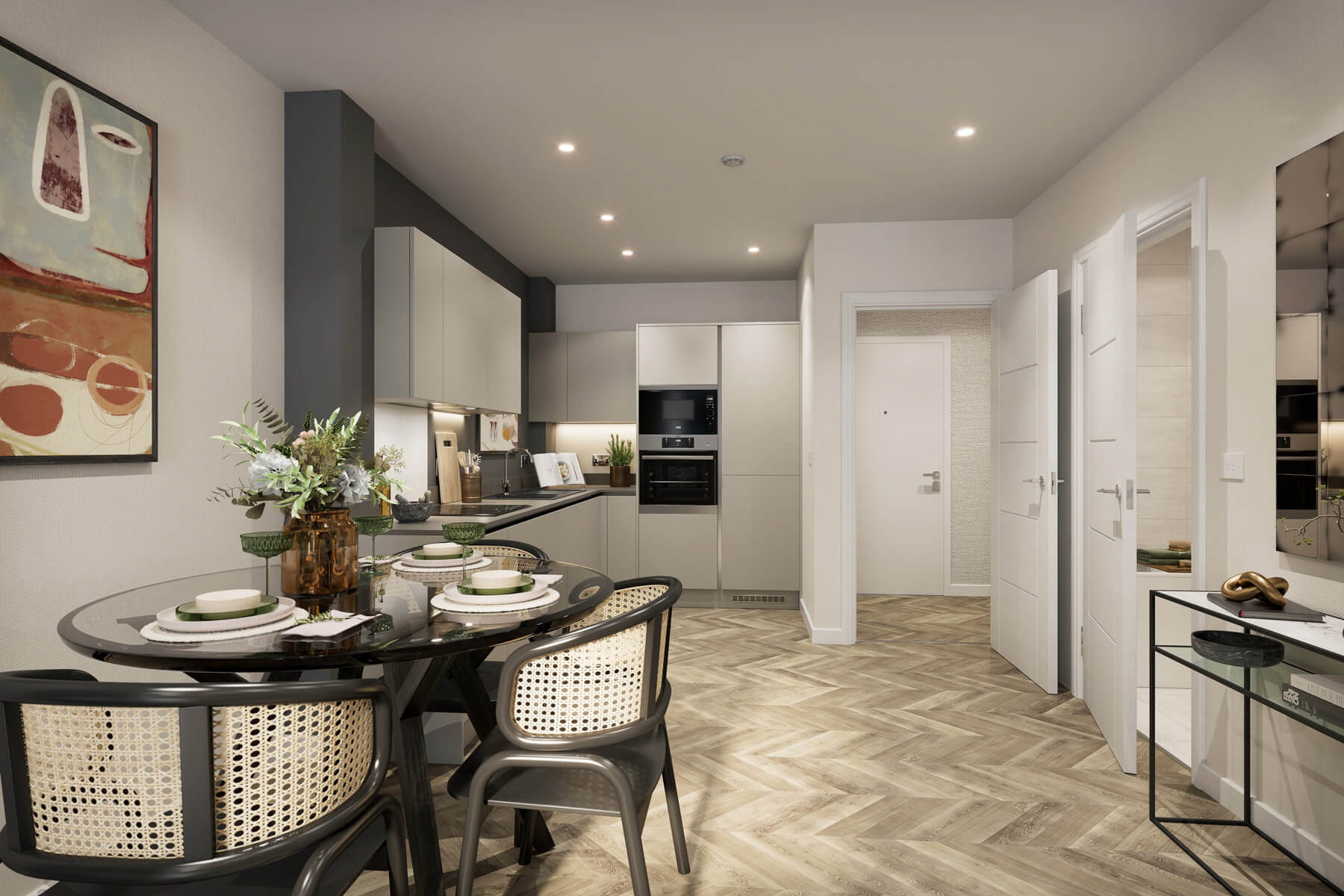 KGG studio dining and kitchen