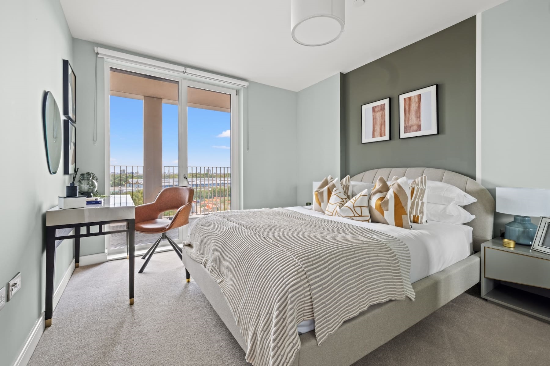 The bedrooms at Coronation Square are light and bright