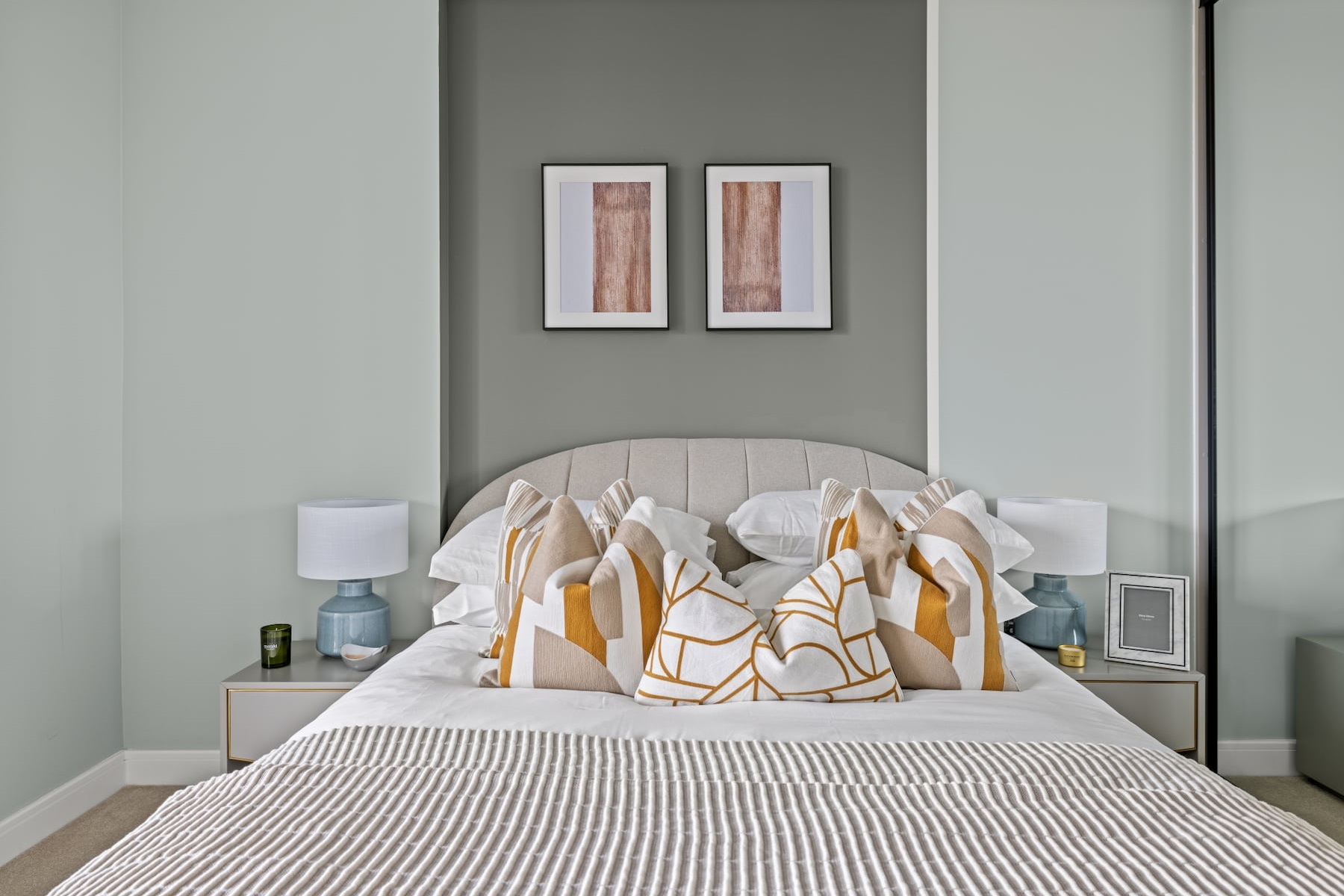 Fitted wardrobes to bedroom 1 make for great storage