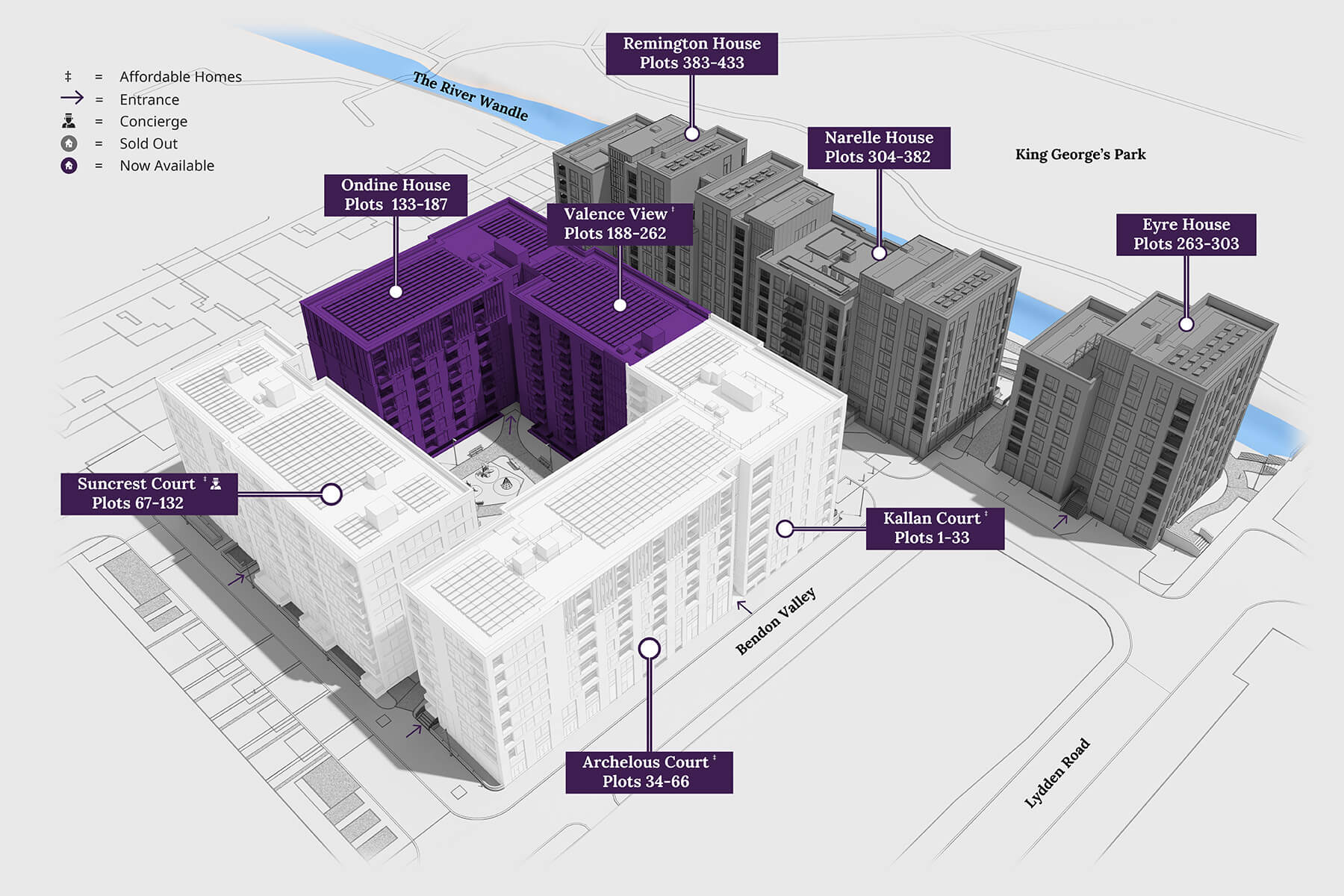 King George's Gate siteplan