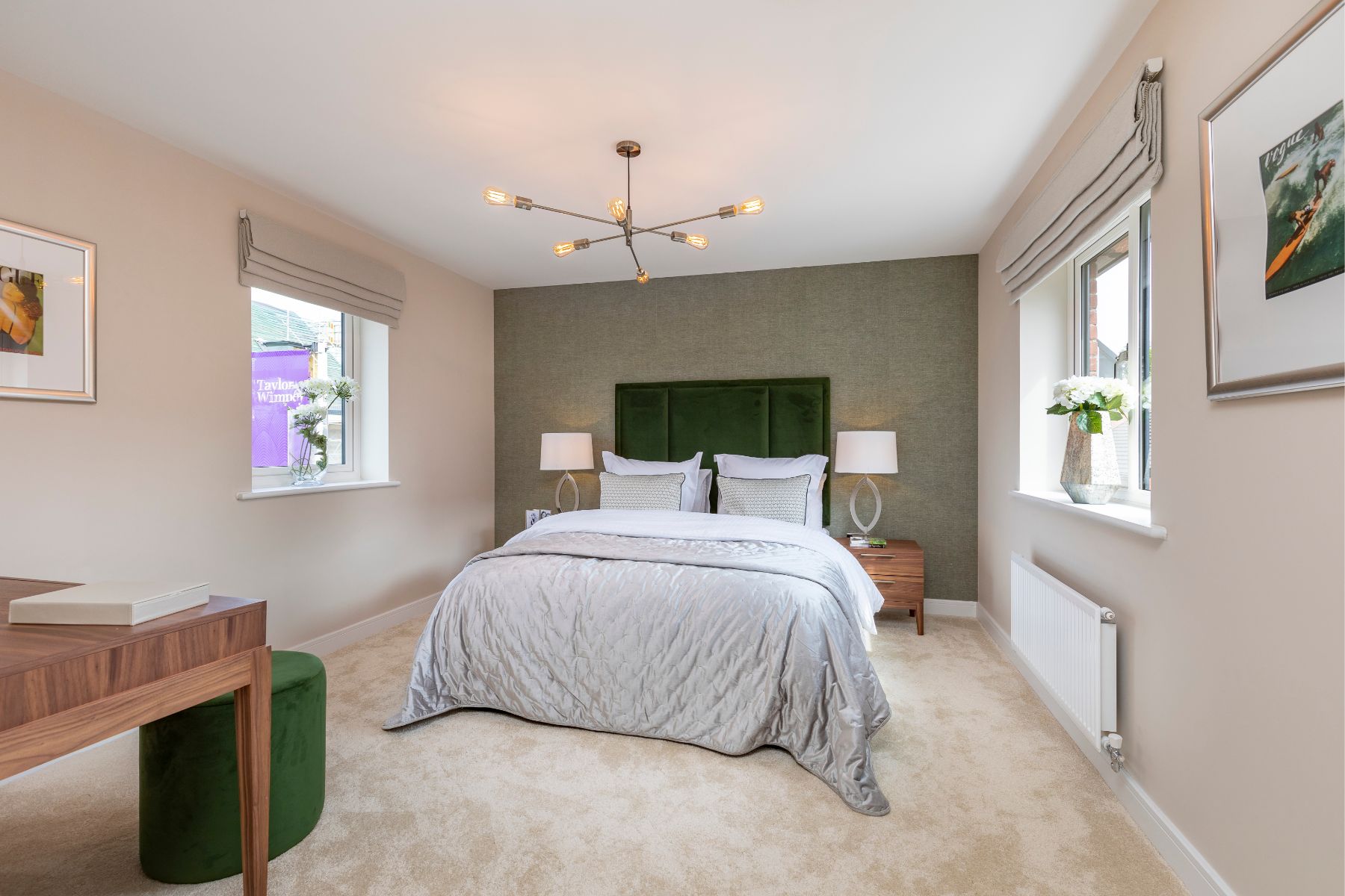 Ample space in bedroom 1