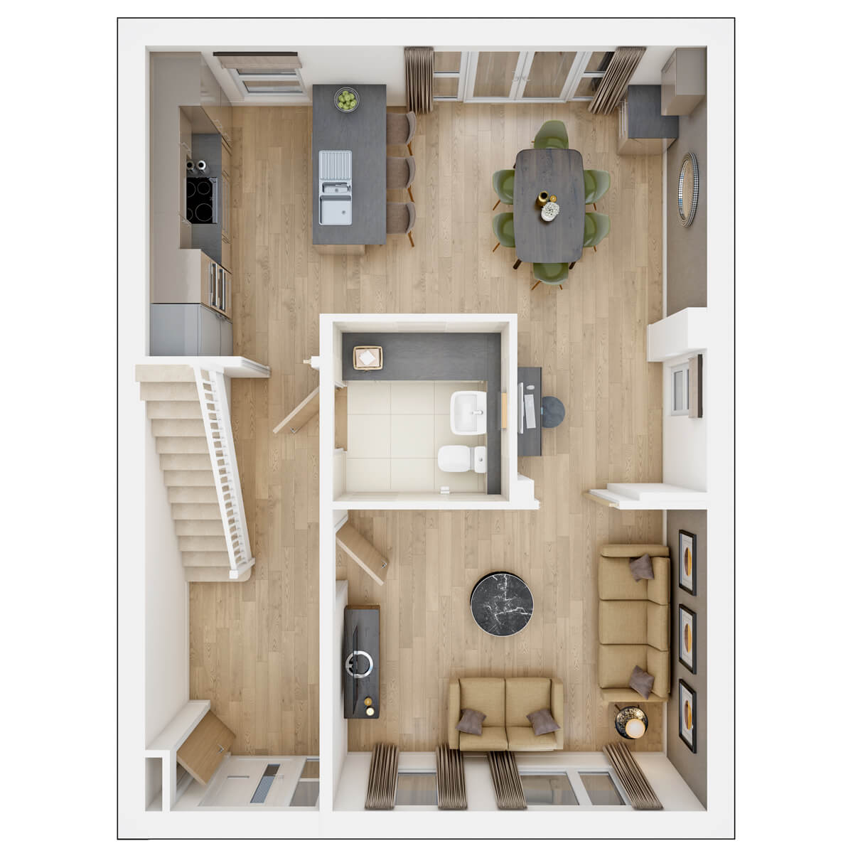Colford Ground Floor Floorplan