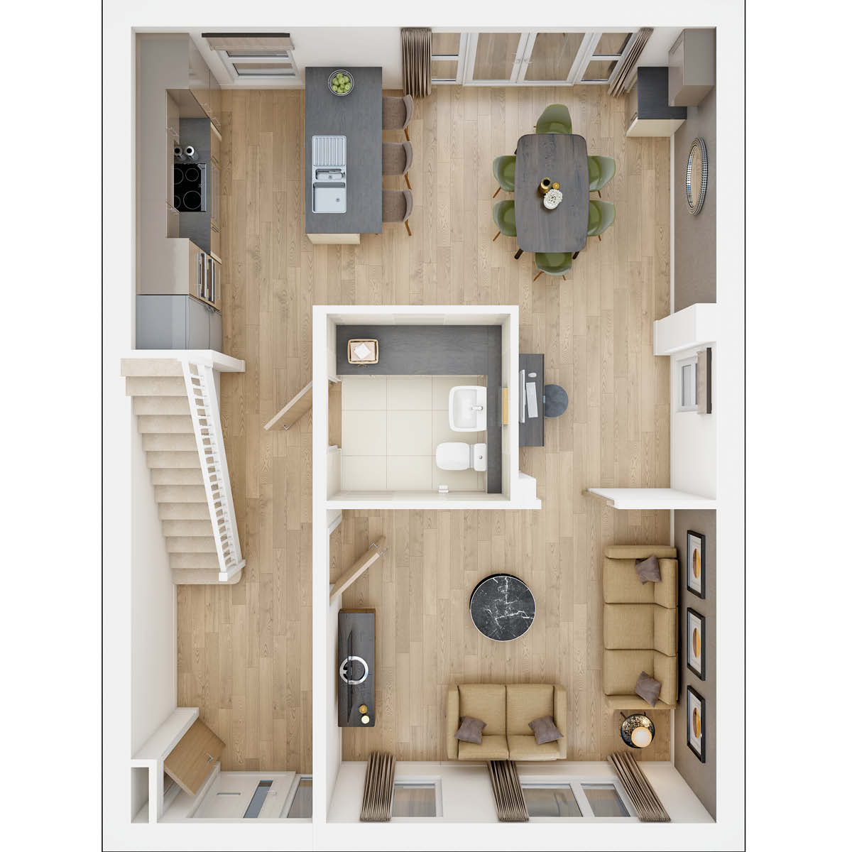 Colford ground floor floorplan