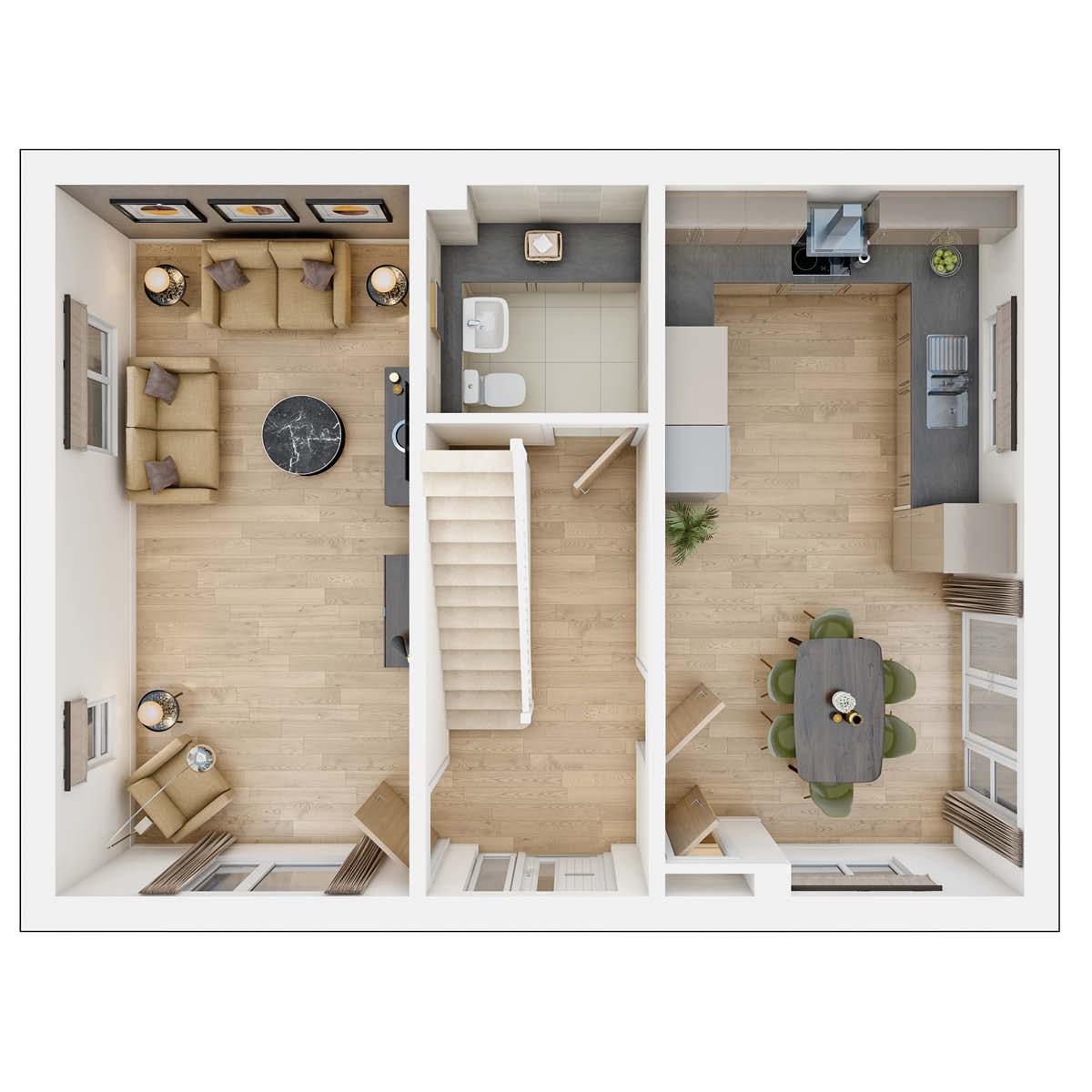 Plumdale ground floor floorplan