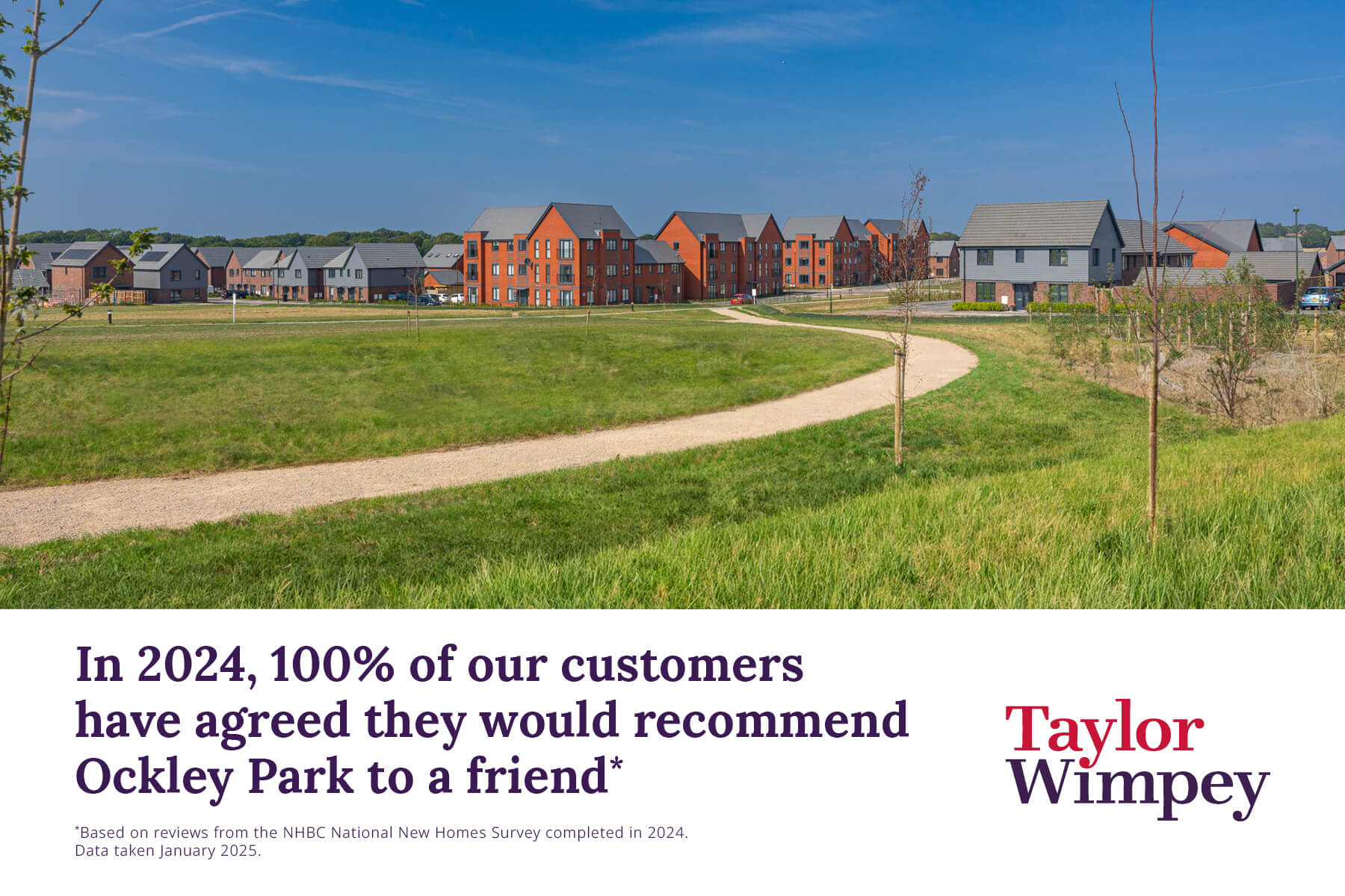 Ockley Park 100% of our customer would recommend to a friend