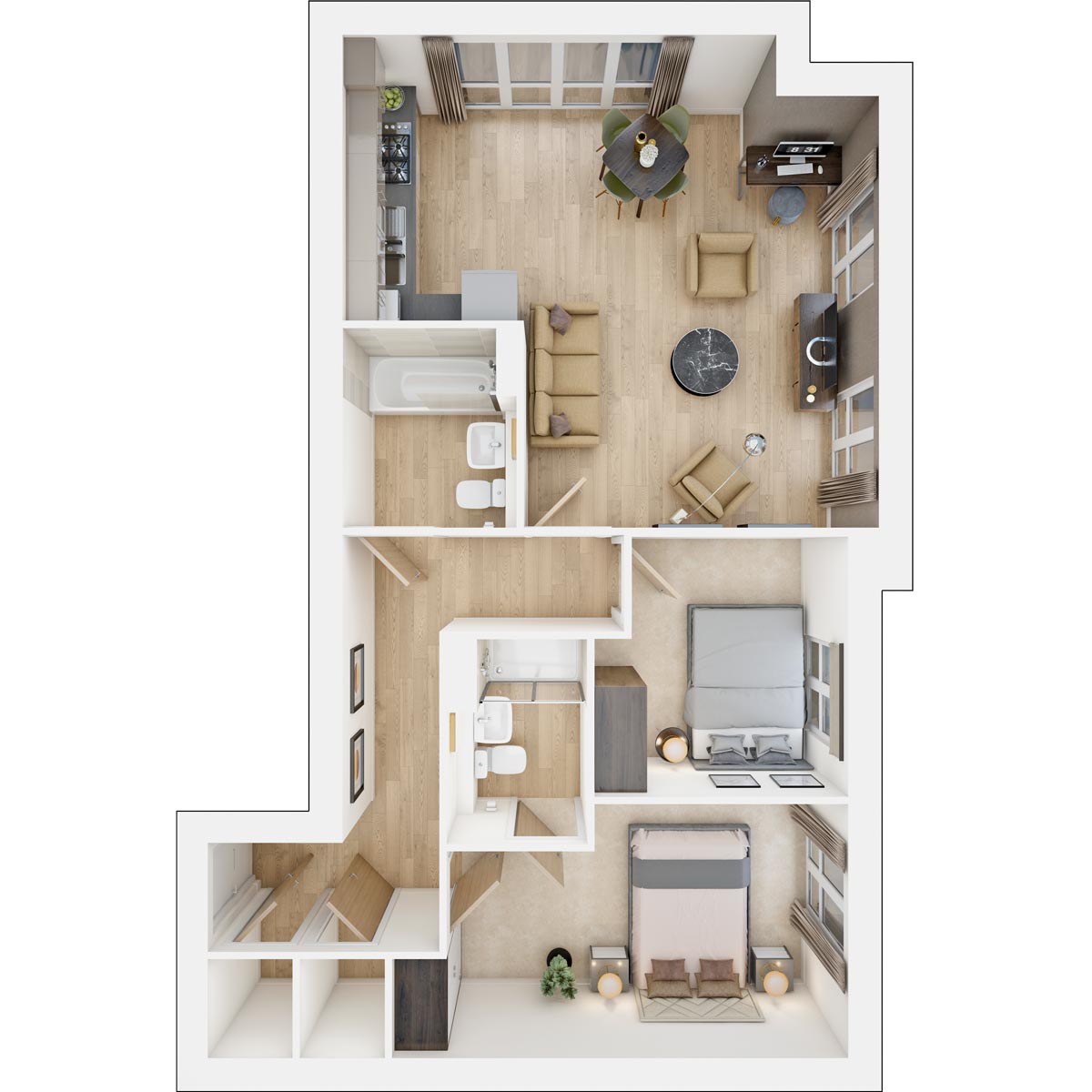 Westvale Park apartment floorplan
