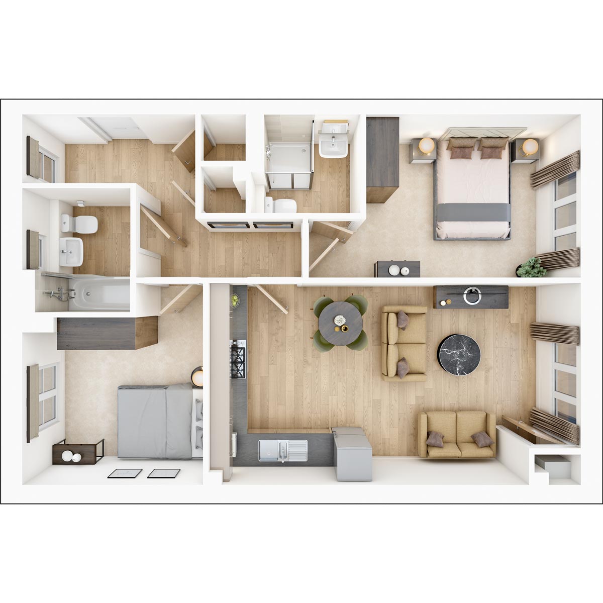 Westvale Park apartment floorplan