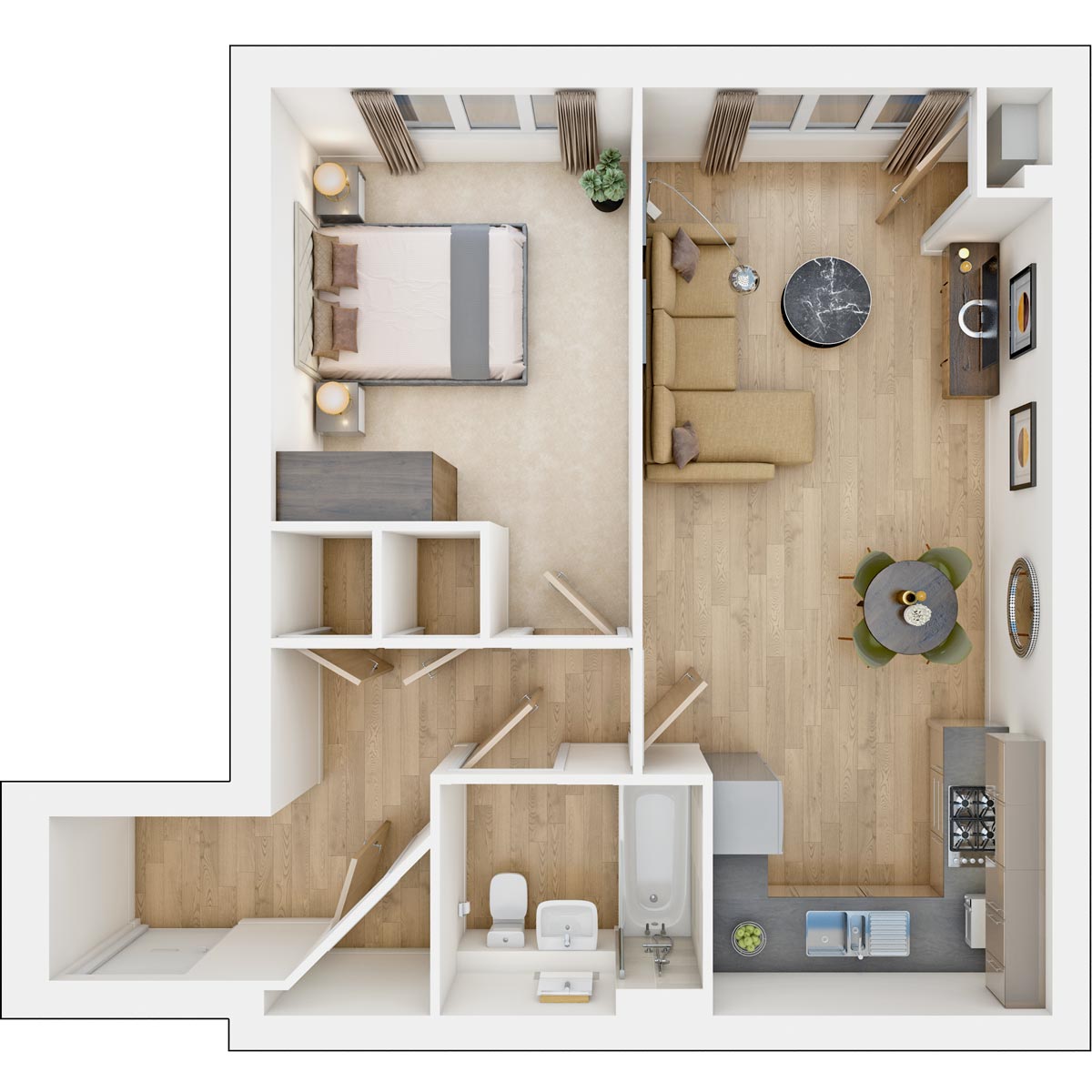 Westvale Park apartment floorplan