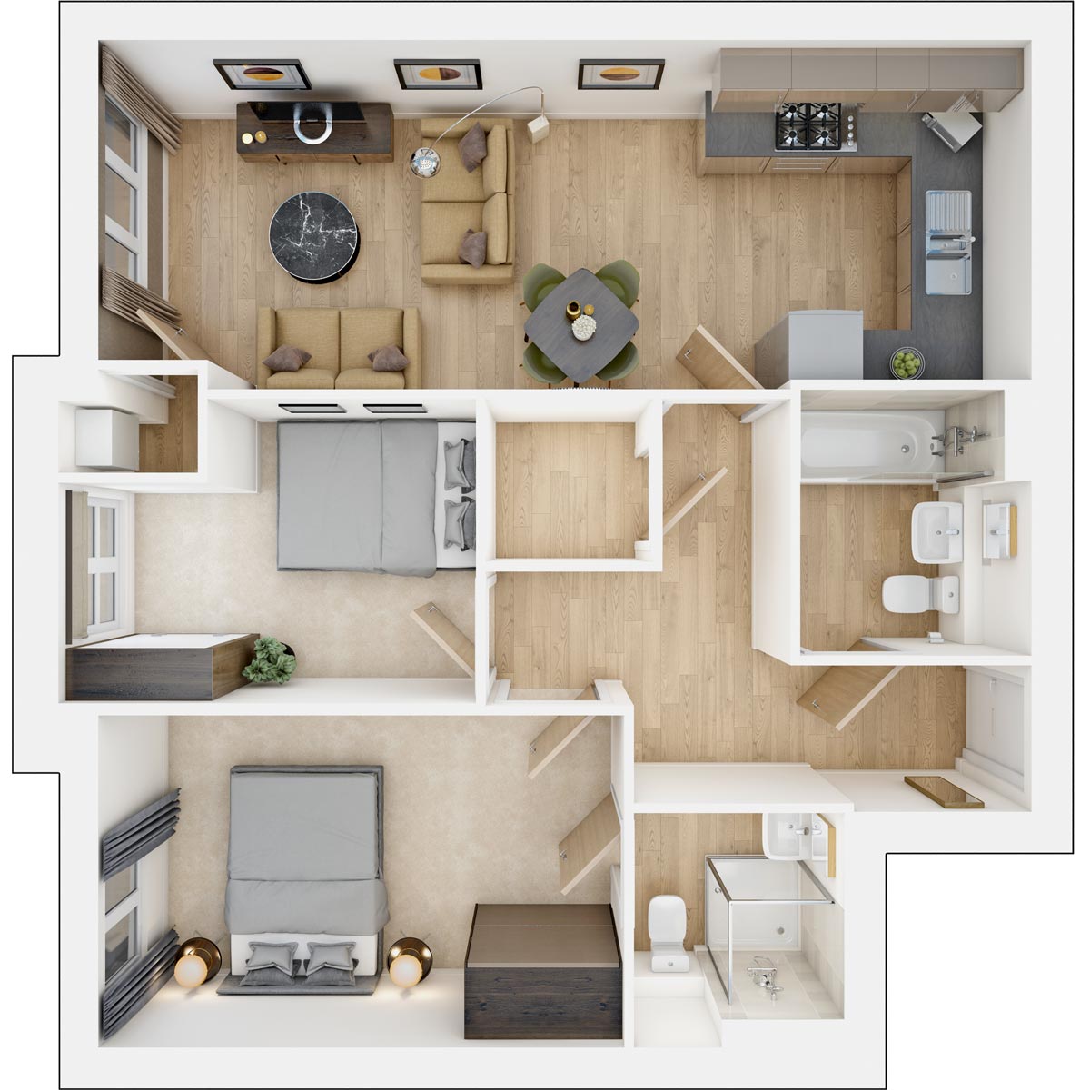 Westvale Park floorplan apartment 