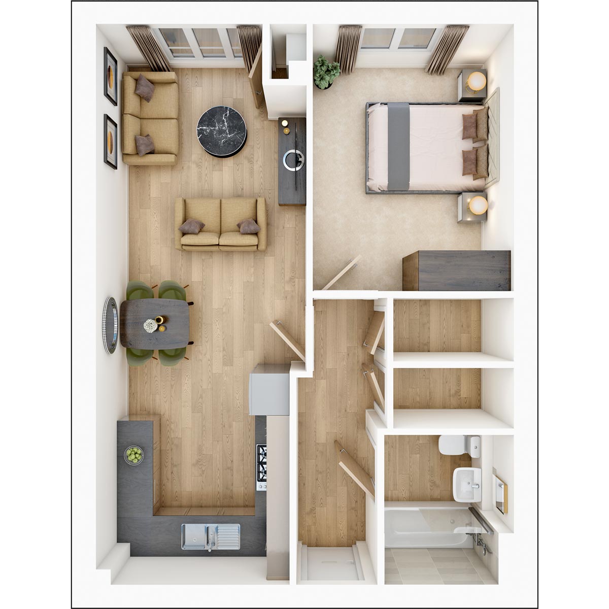 Westvale Park apartment floorplan