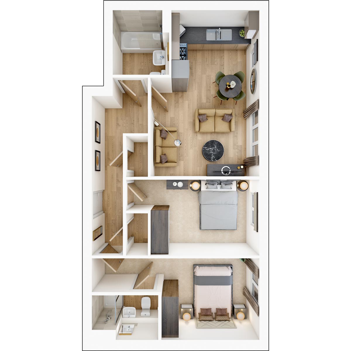 Westvale Park apartment floorplan