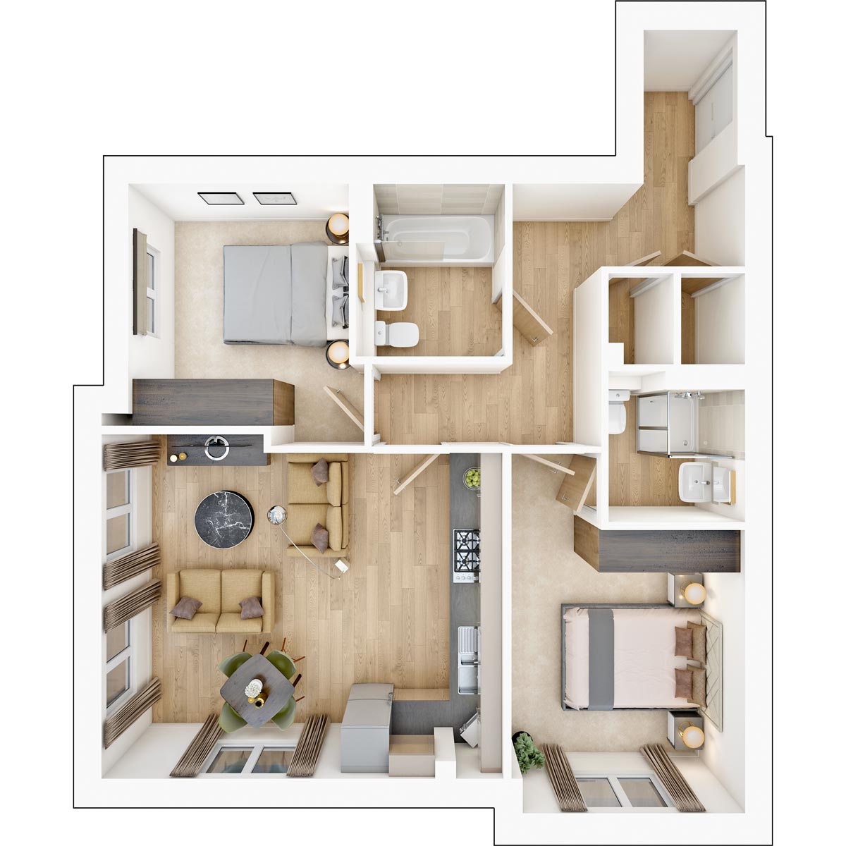 Westvale Park apartment floorplan