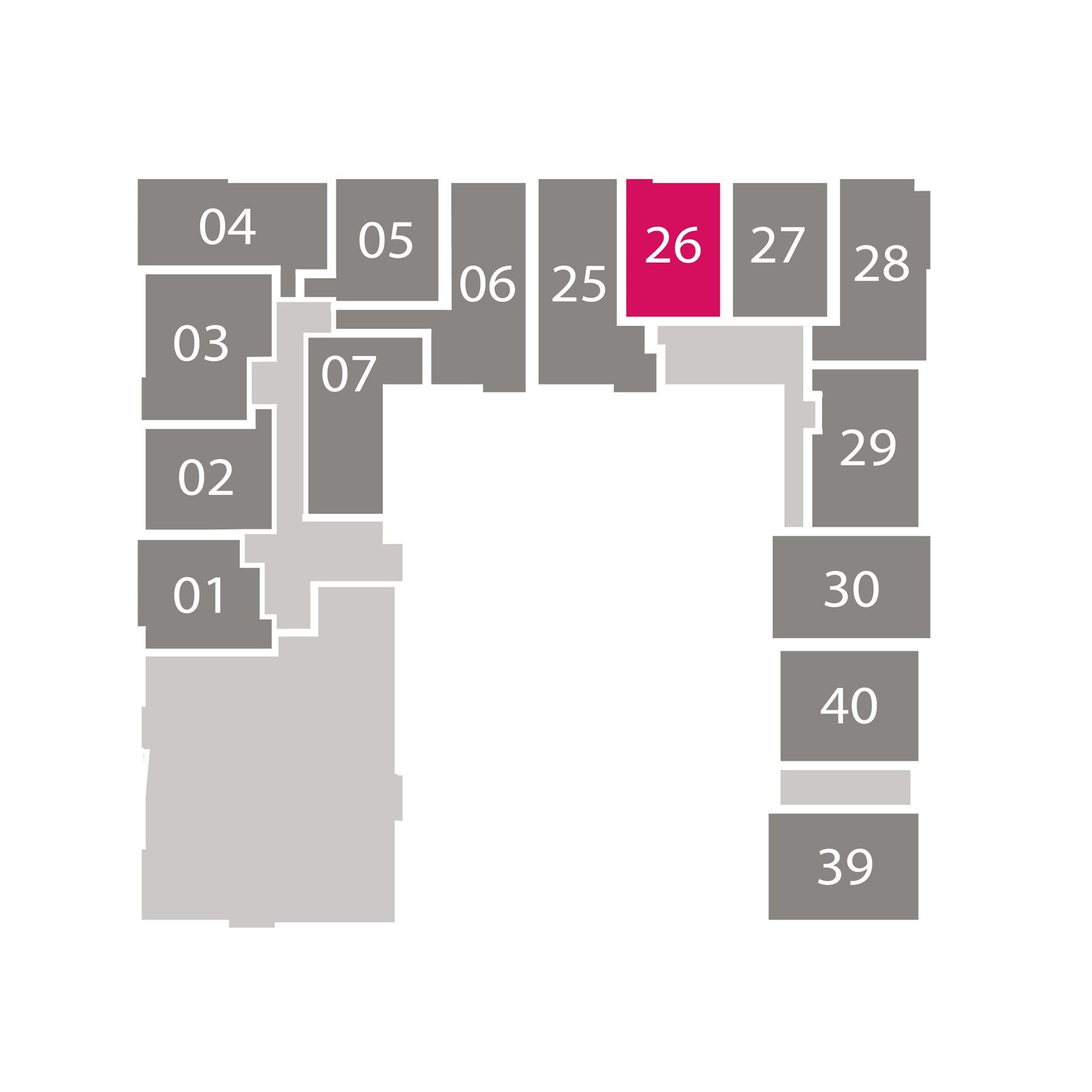South block floorplate