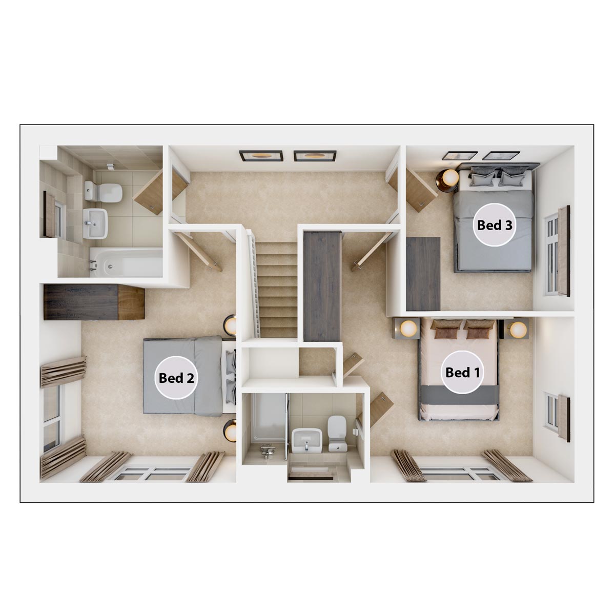 The Aynesdale first floor plan