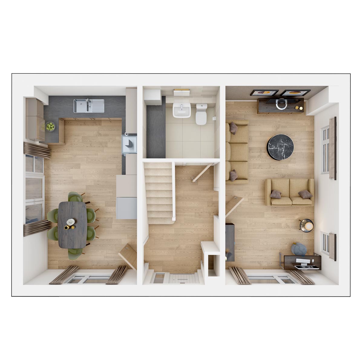 The Aynesdale ground floor plan