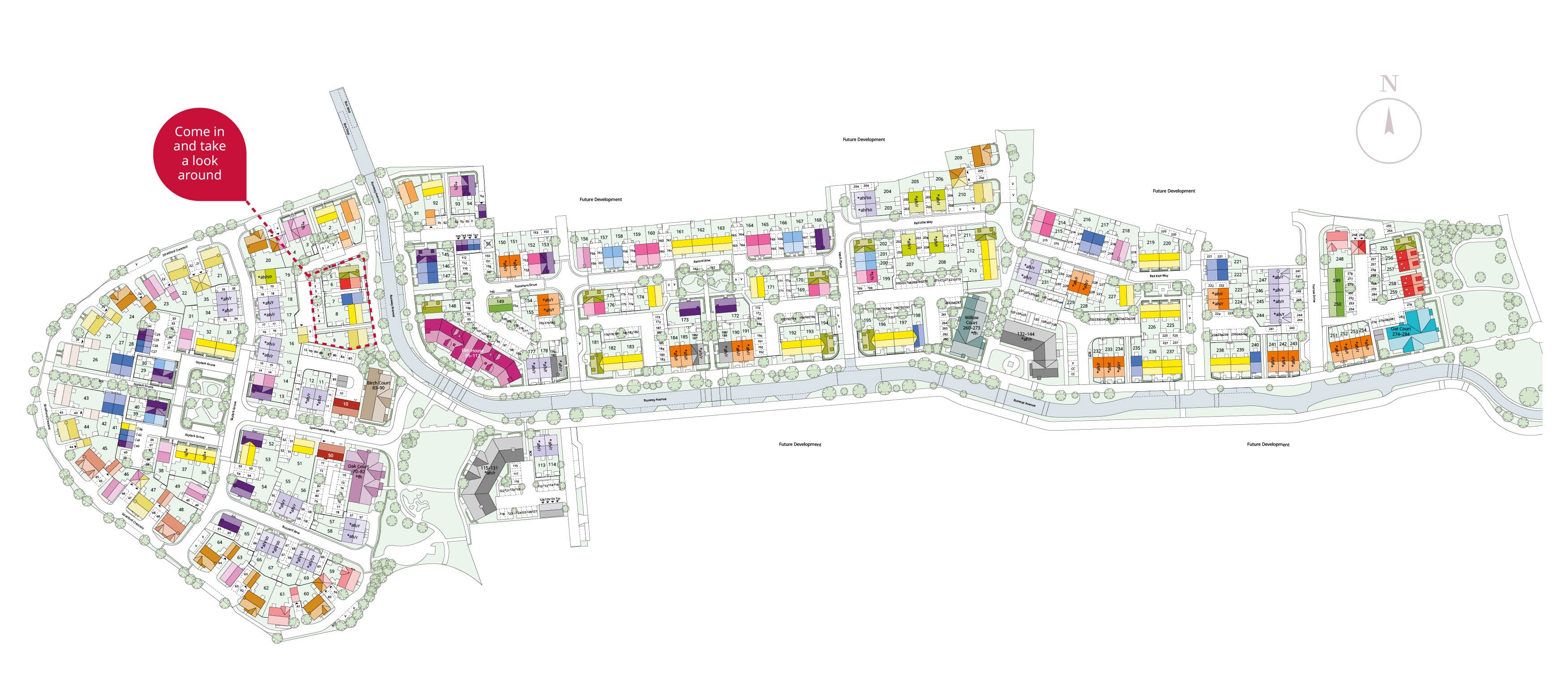Wisley Acres site plan