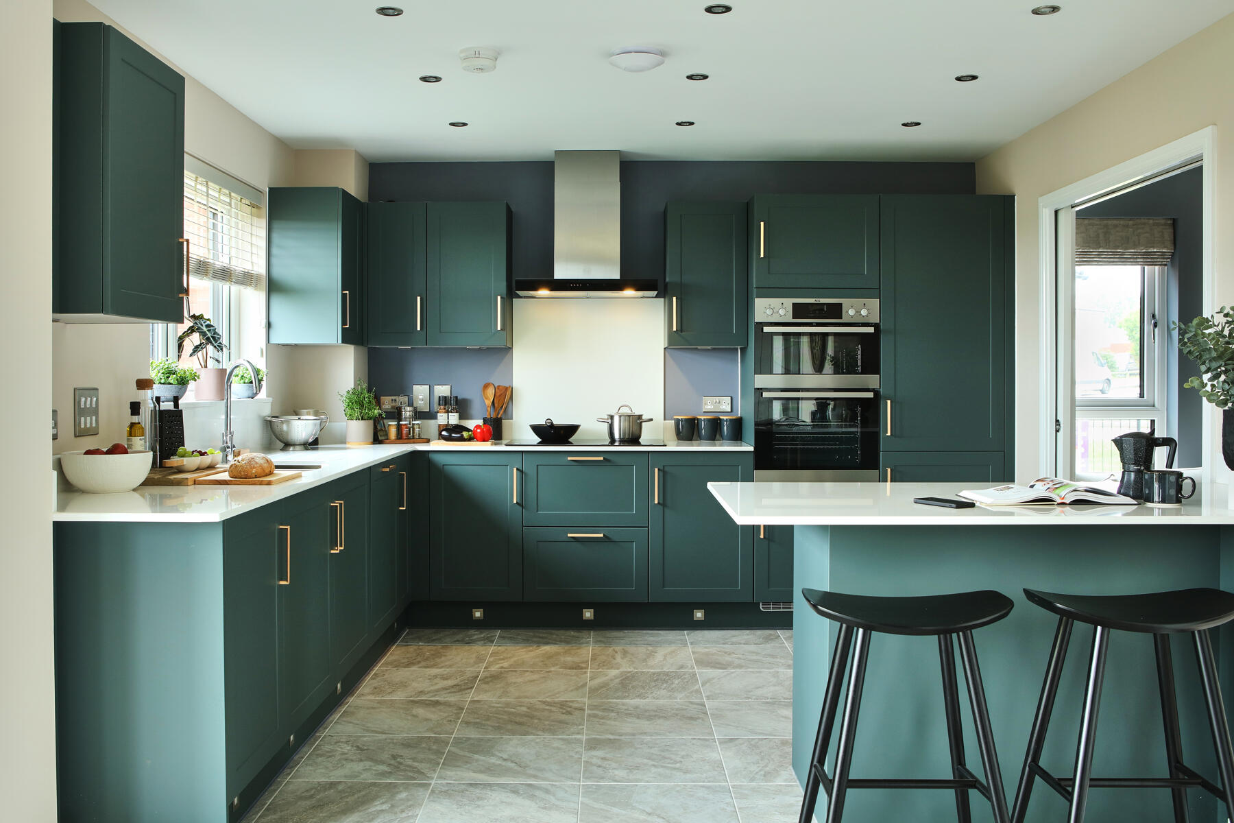 Modern kitchens with energy efficient appliances
