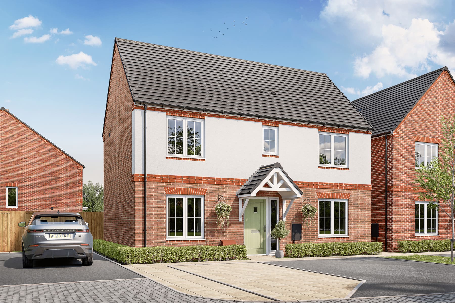 Artist's impression of a typical Carrdale home