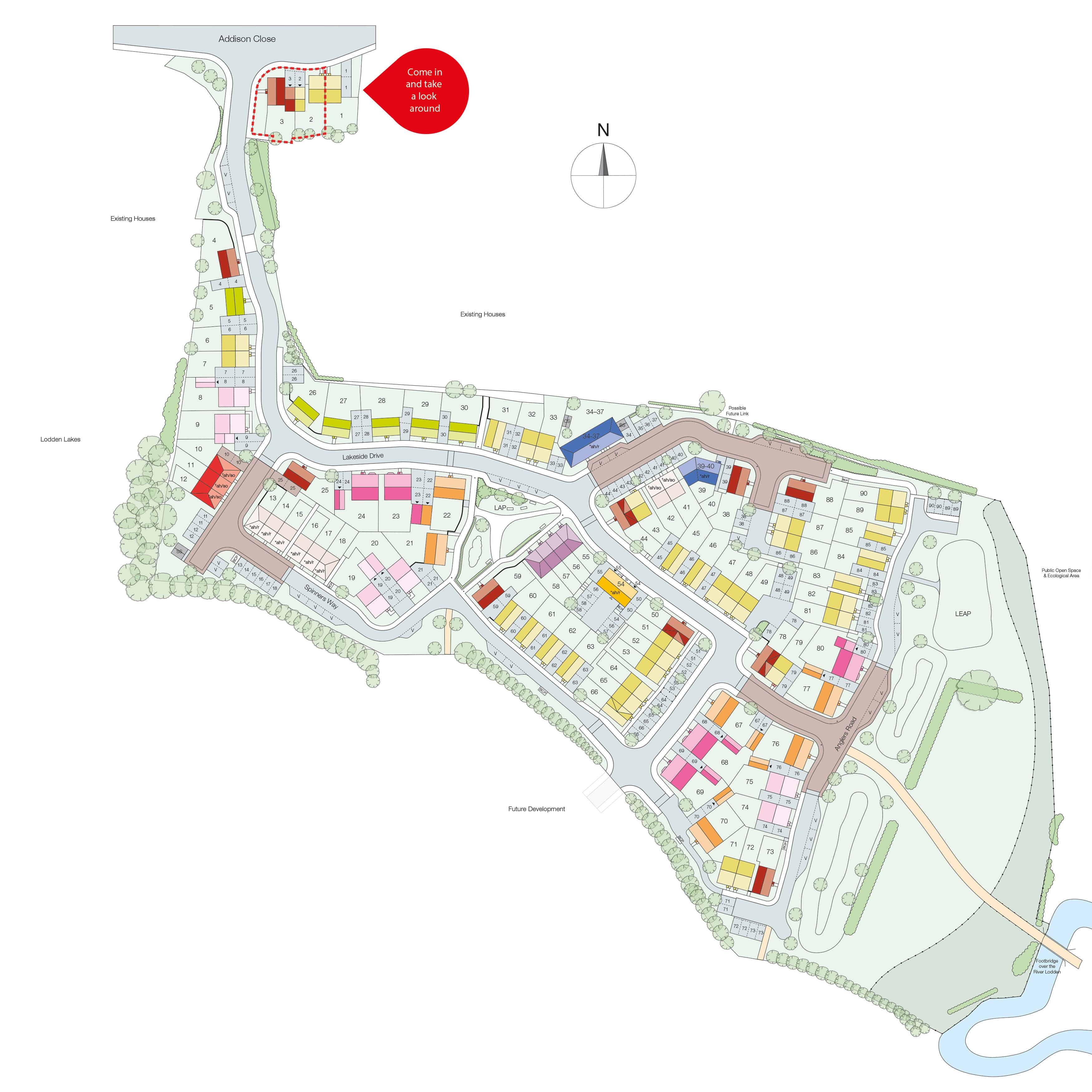Gillingham Lakes Phase 1 siteplan
