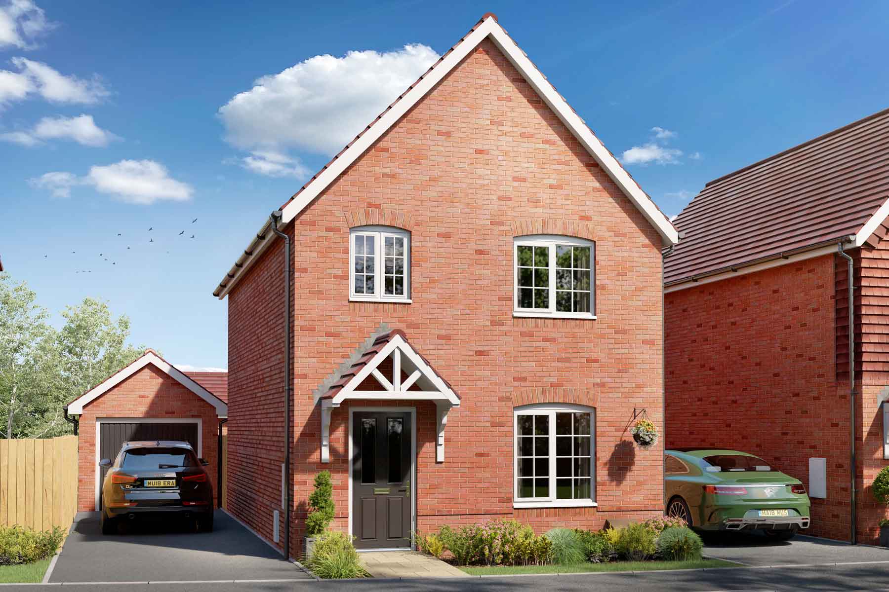 Artist's impression of a typical Byford home