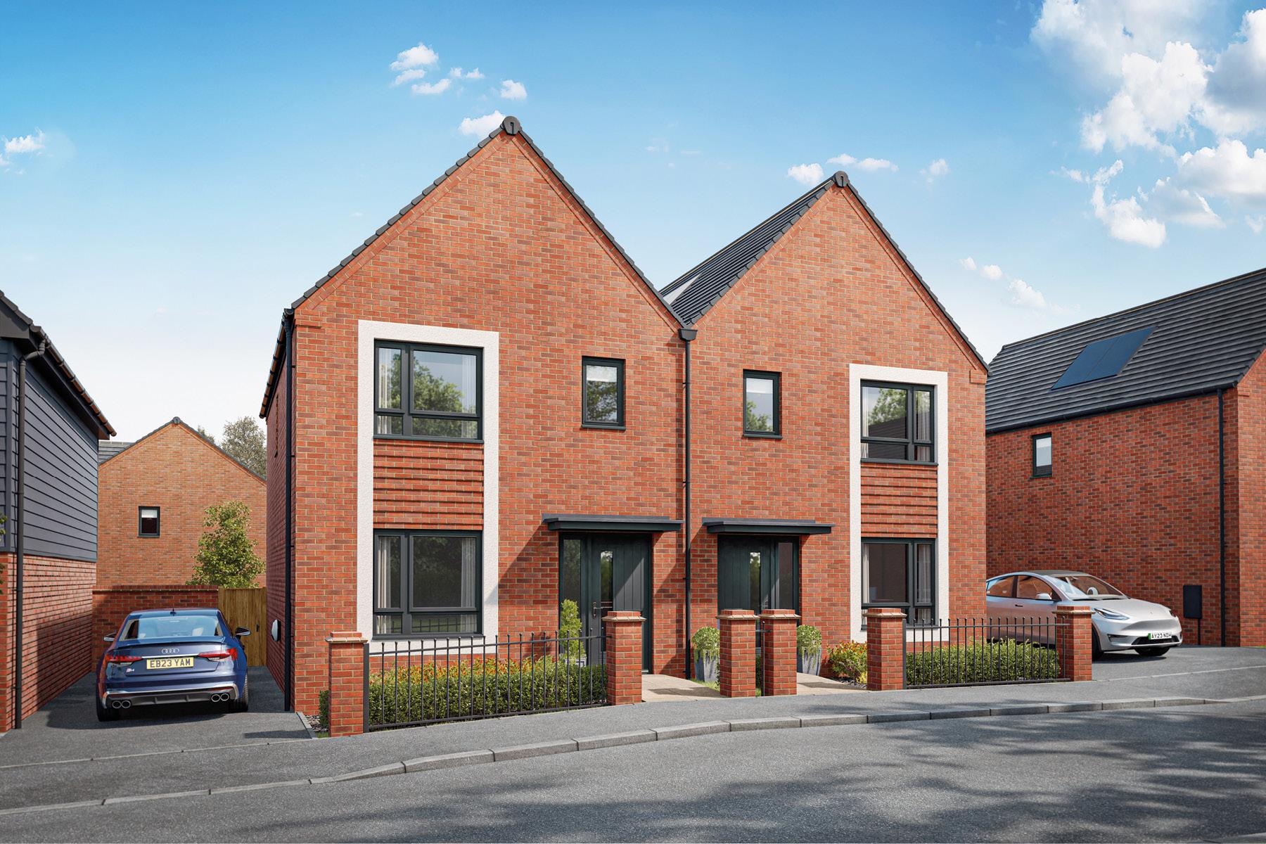 Artist's impression of a typical Eynsford home
