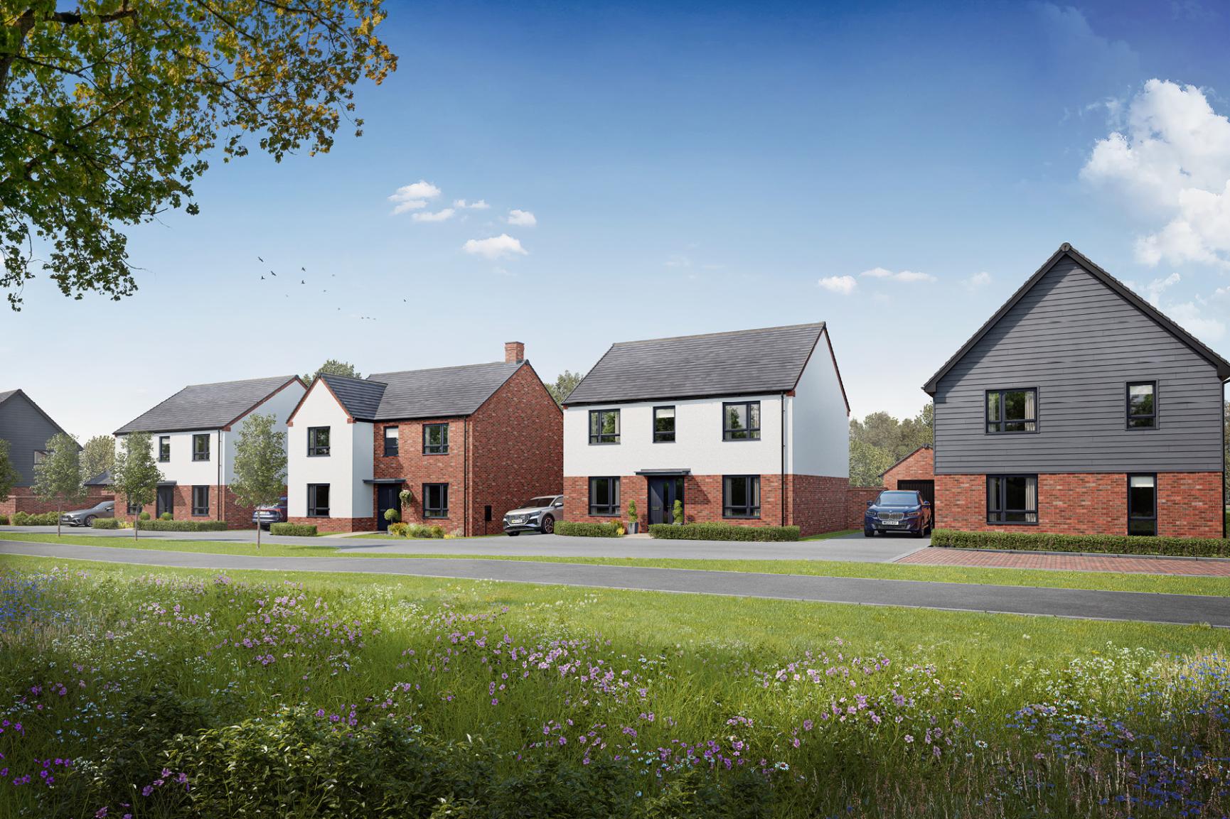 Typical street scene at Primrose Gardens