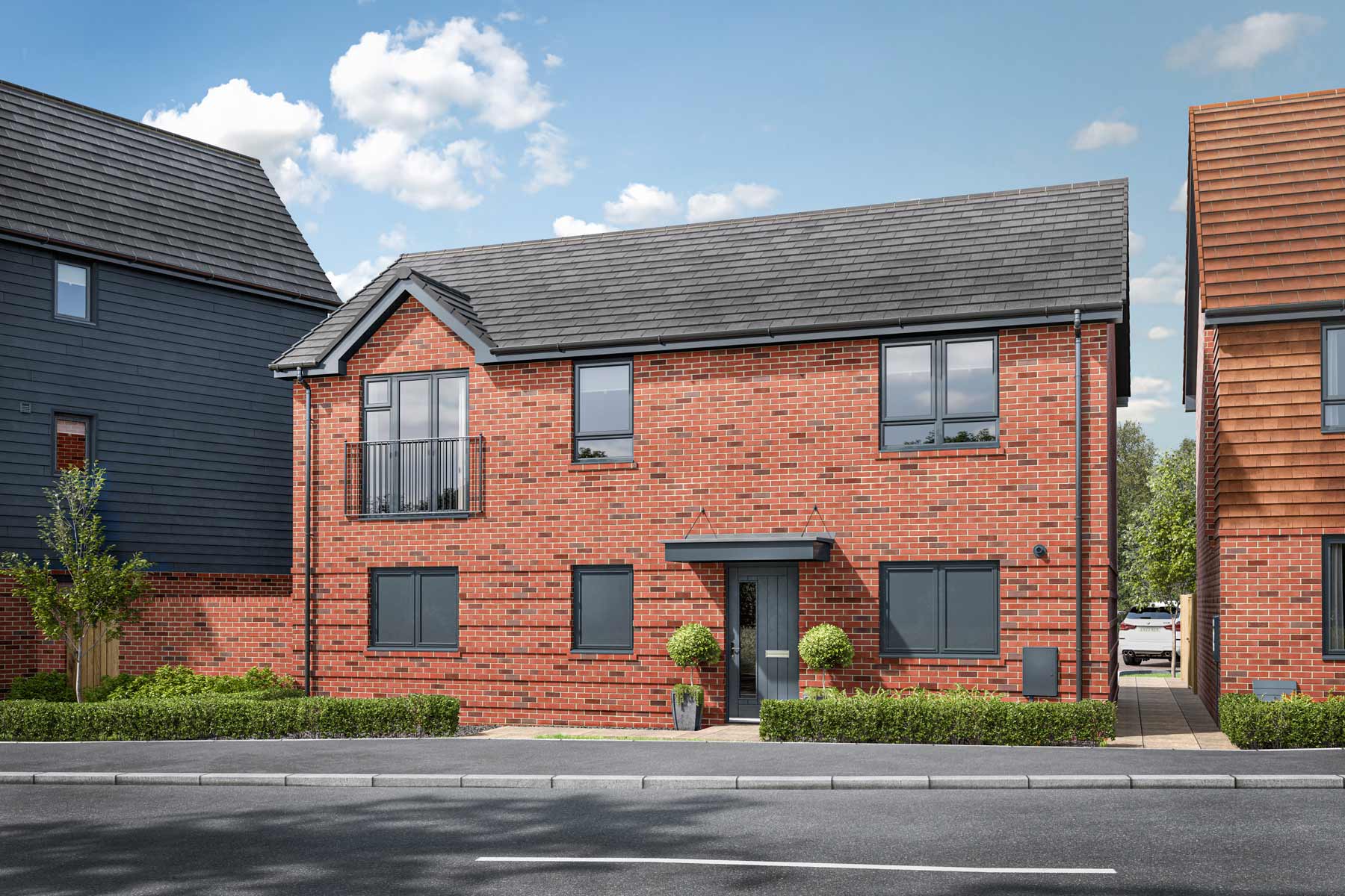 Artist's impression of a typical Gilldale coach house