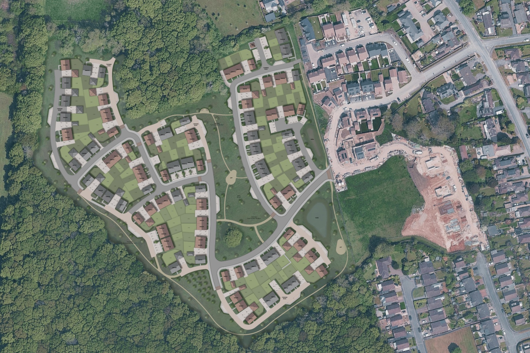 Oakwood Rise, master site plan
