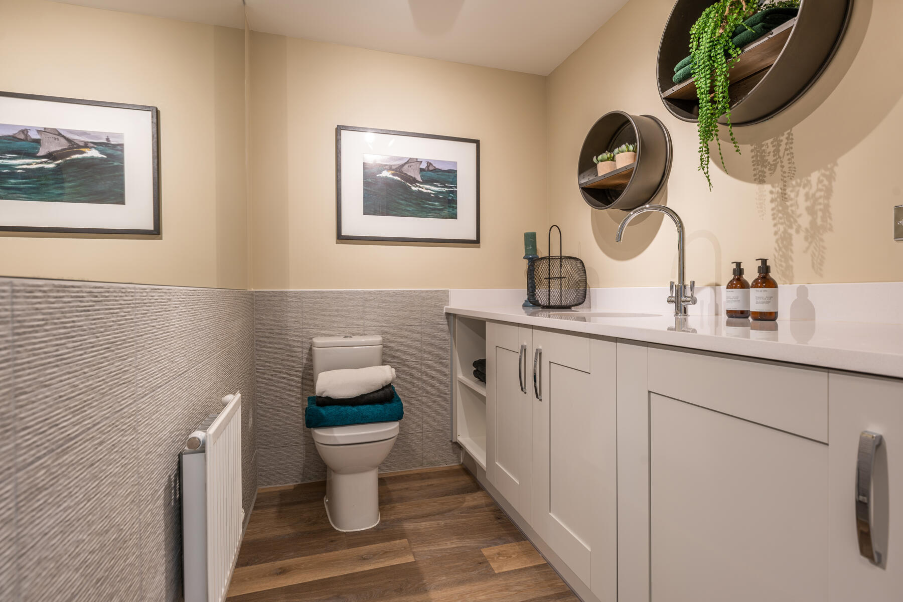 Cloakroom with utility