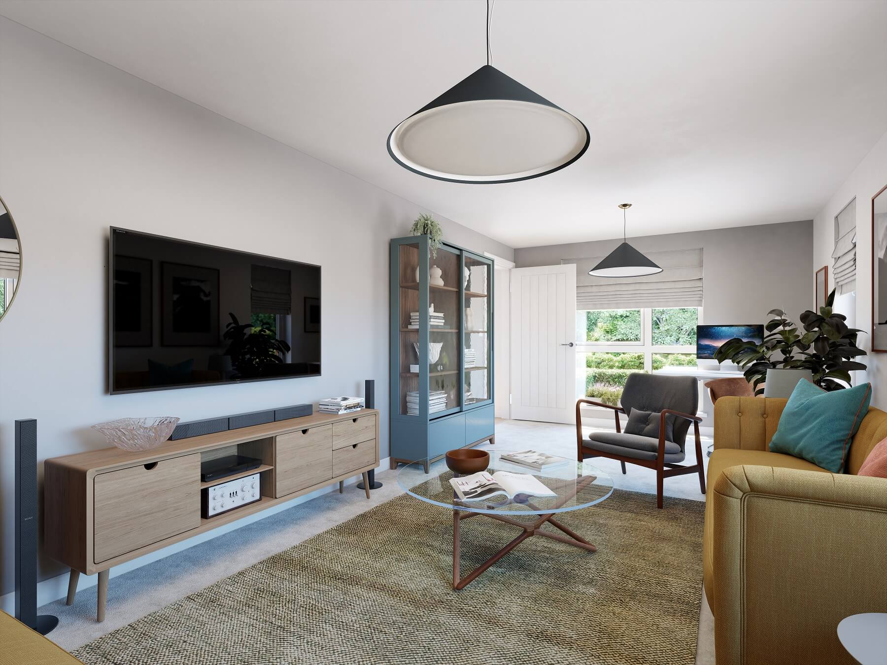 A blank canvas living room to make all yours