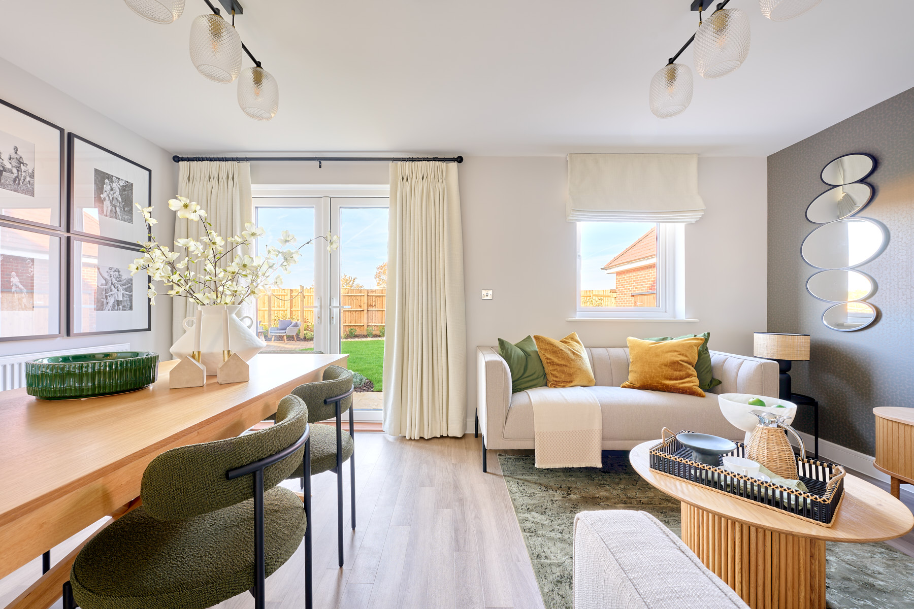 Living and dining area