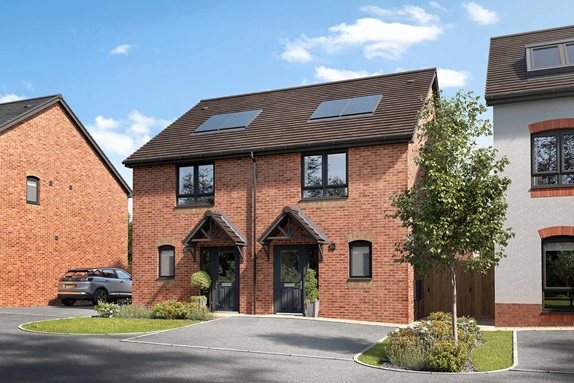 2 bedroom semi-detached