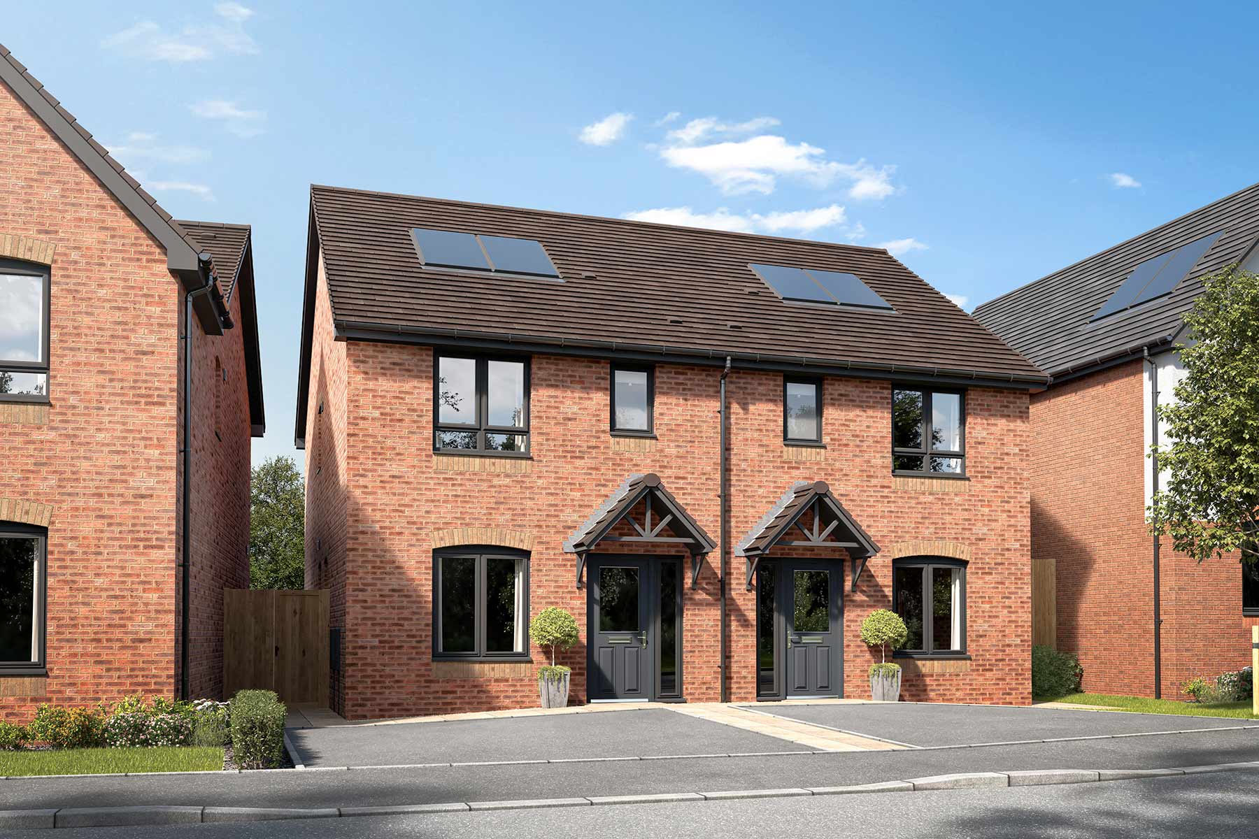 Artists impression of The Brambleford