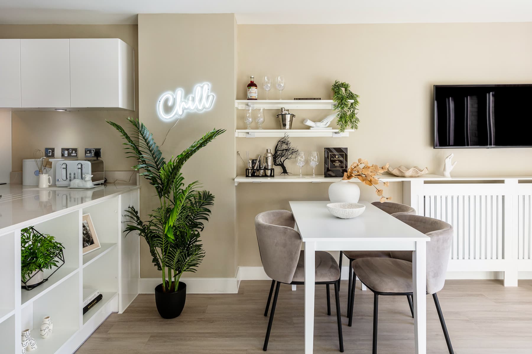 Section your home in to function spaces