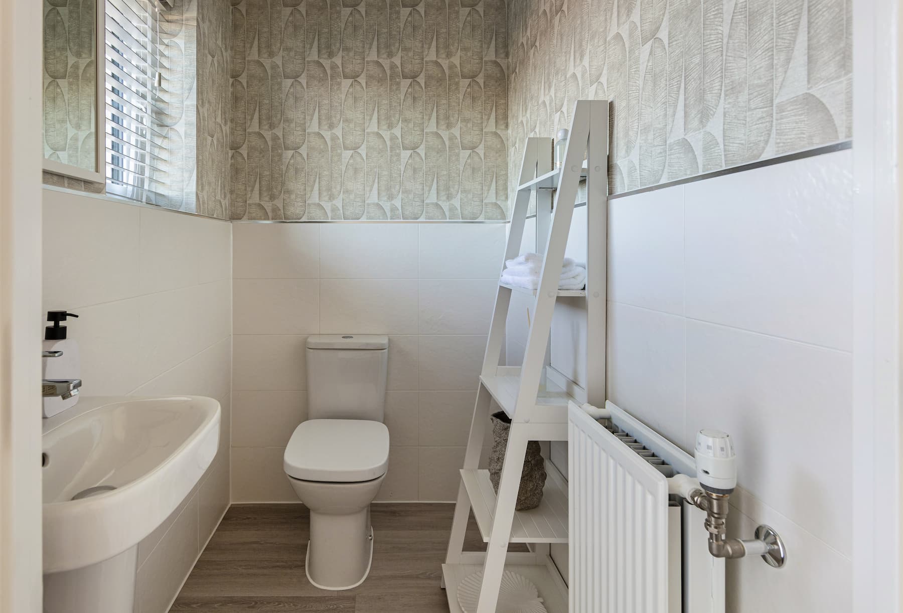 Handy downstairs cloakroom