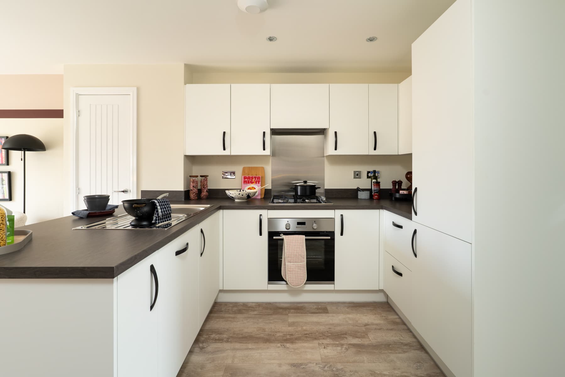 Spacious open-plan kitchen