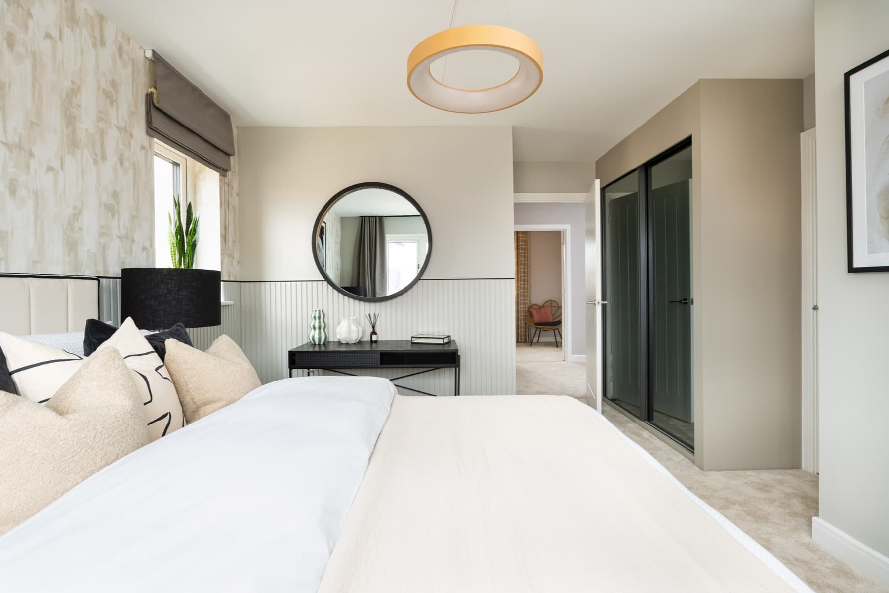 With room for built-in wardrobes and storage space