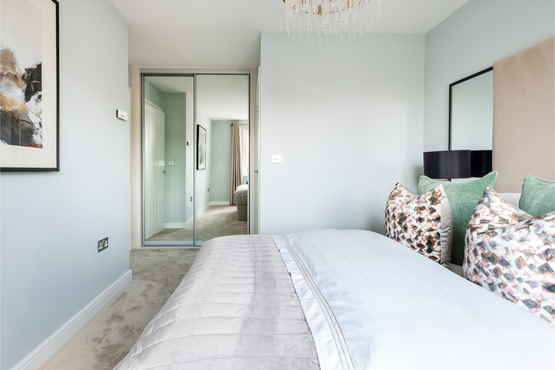 Add fitted wardrobes to bedroom one to maximise your storage