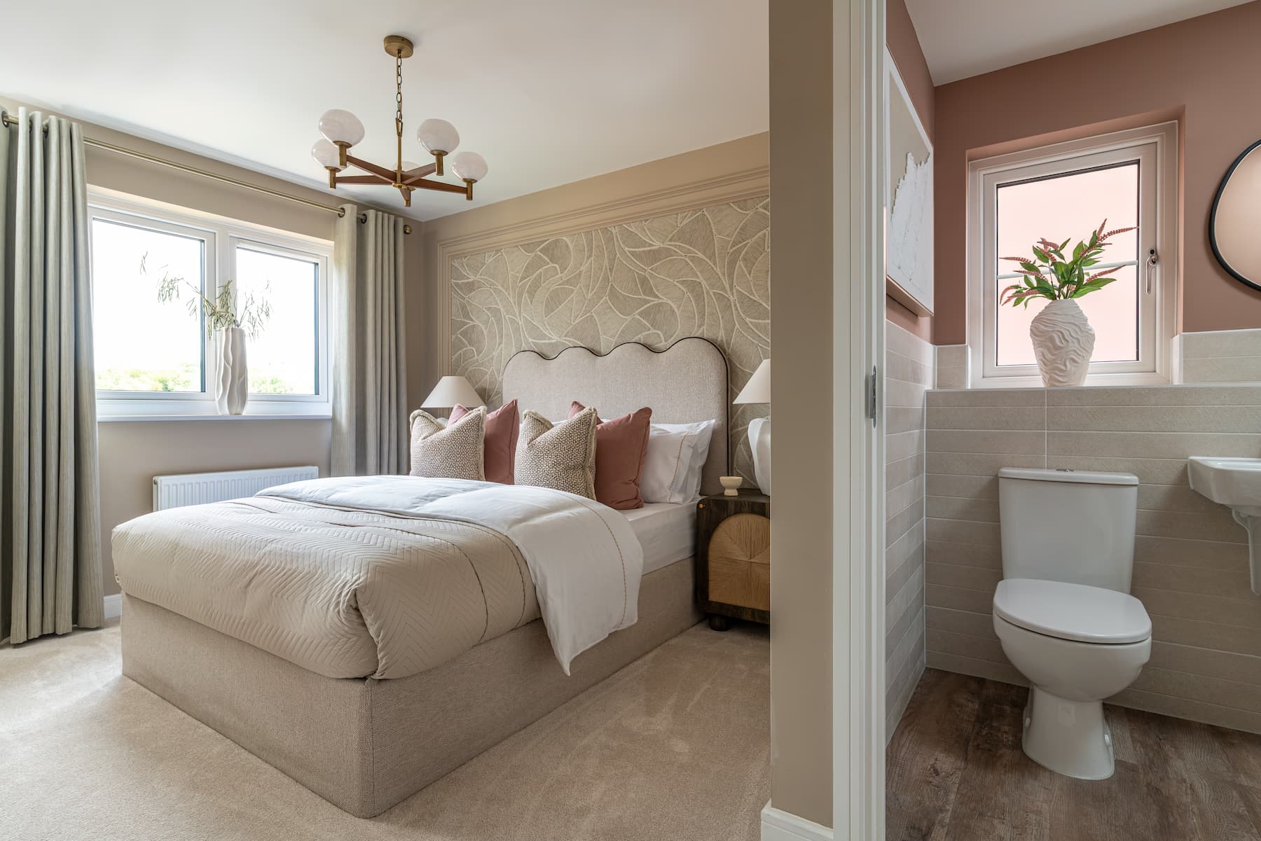 Bedroom 1 is complete with its own private ensuite
