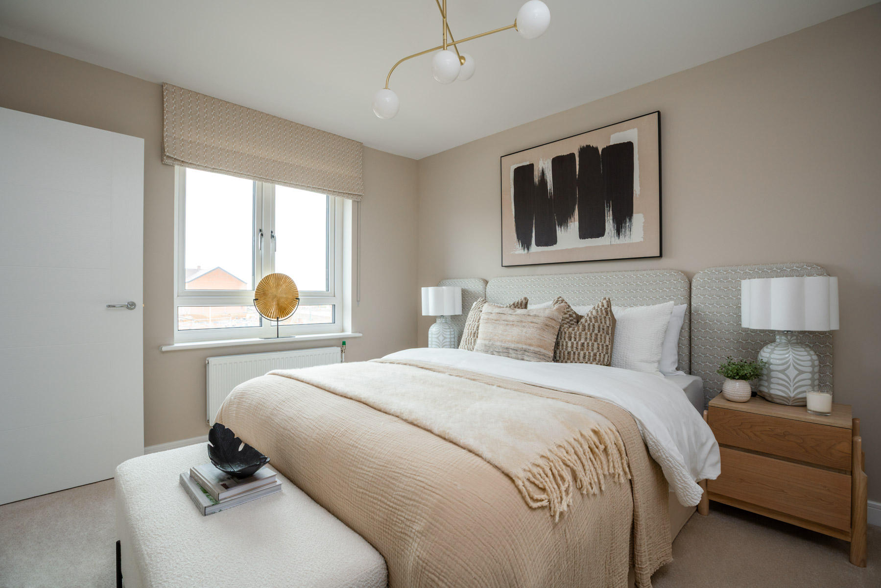Comfortable bedroom suited to a variety of needs