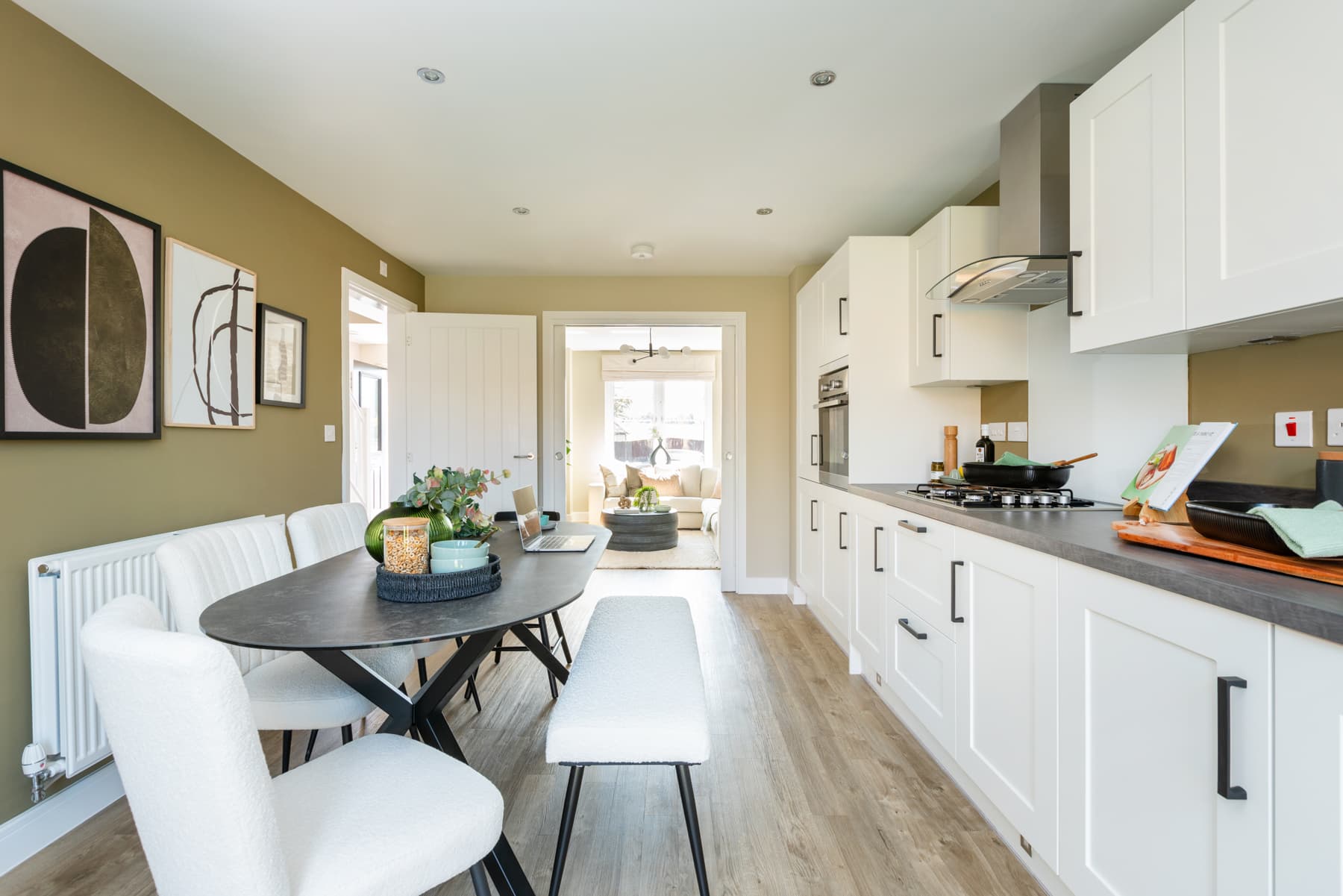 Tetford kitchen to lounge